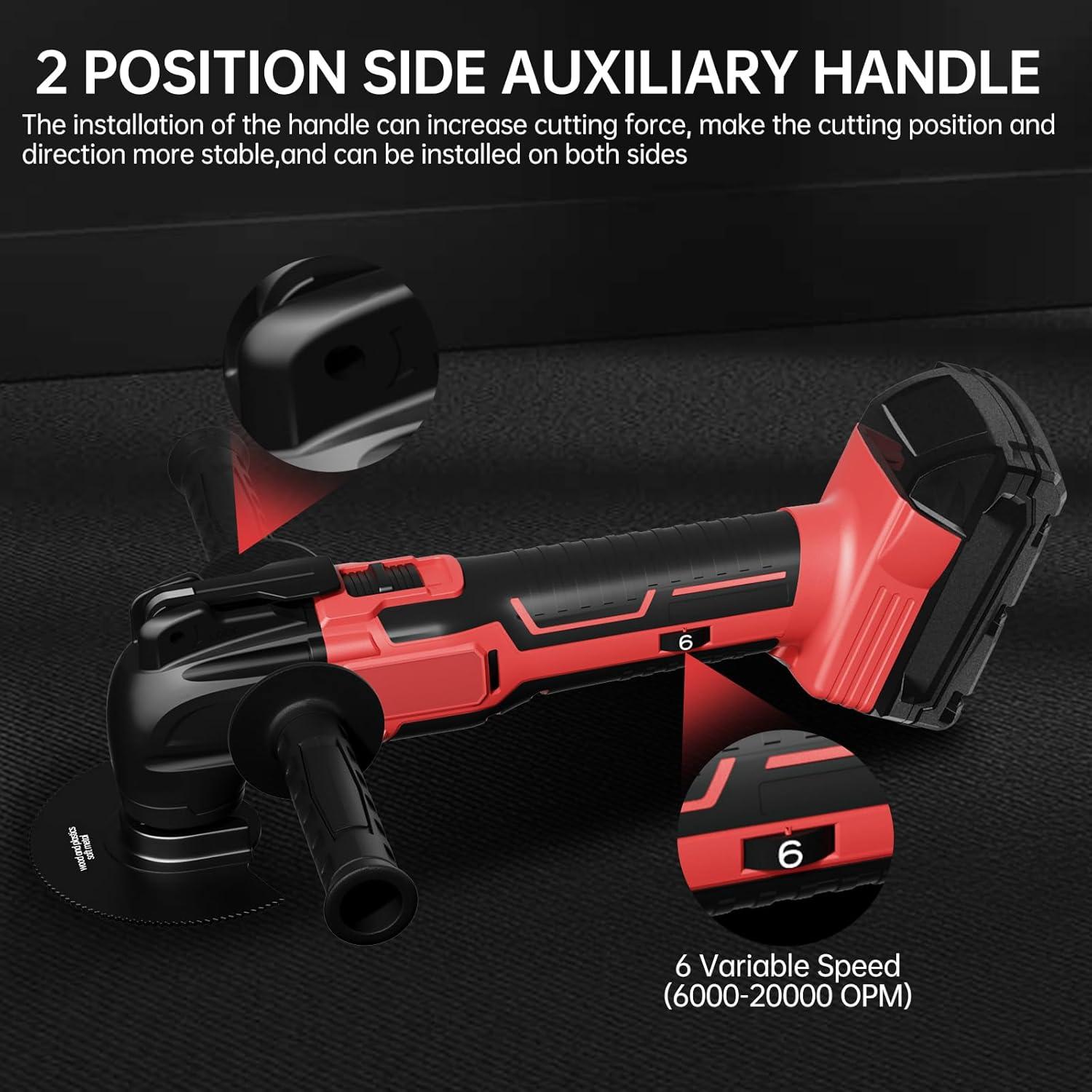 Herramienta Oscilante Inalámbrica Samvinor 18V con 6 Velocidades