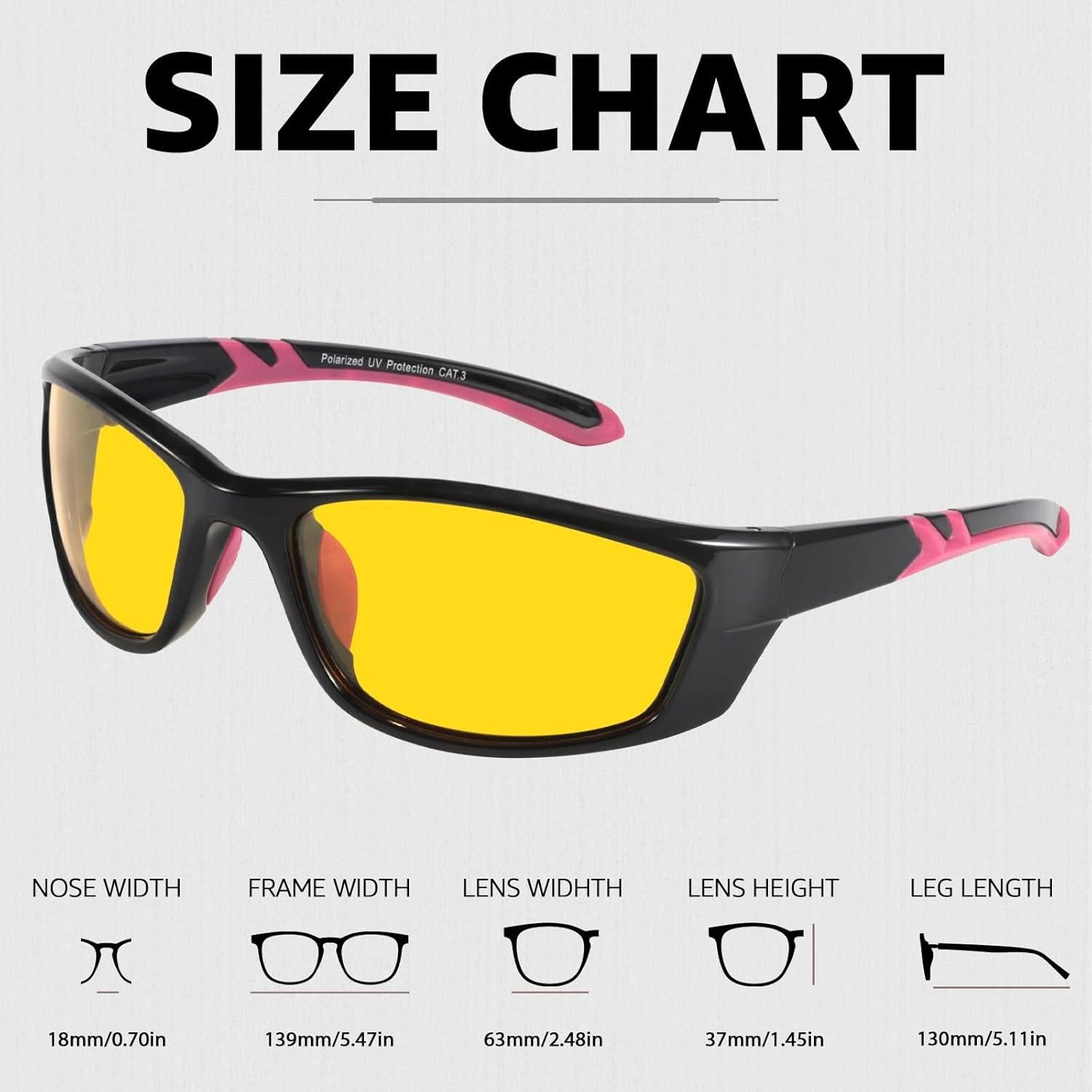 Gafas de Conducción Nocturna Myiaur para Mujeres Polarizadas