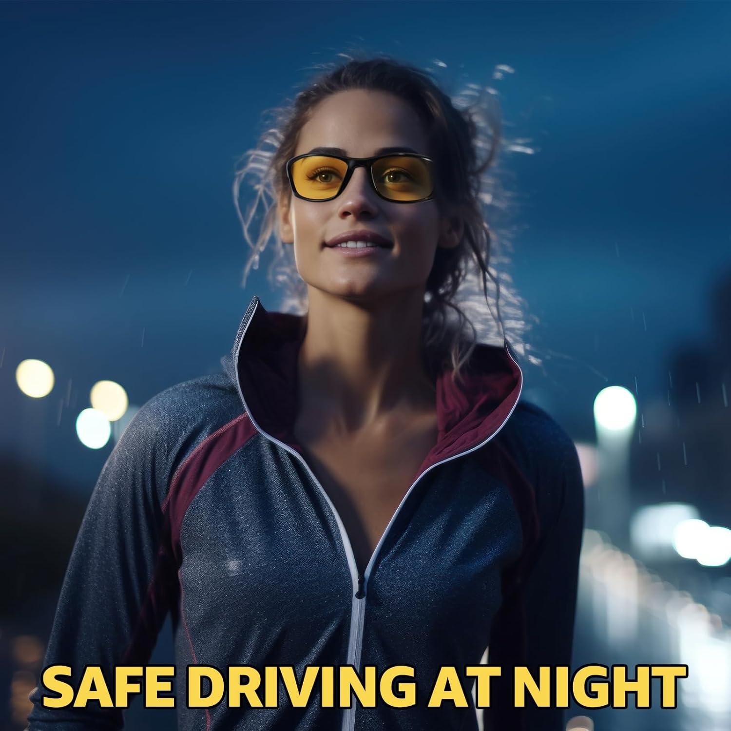 Gafas de Conducción Nocturna Myiaur para Mujeres Polarizadas