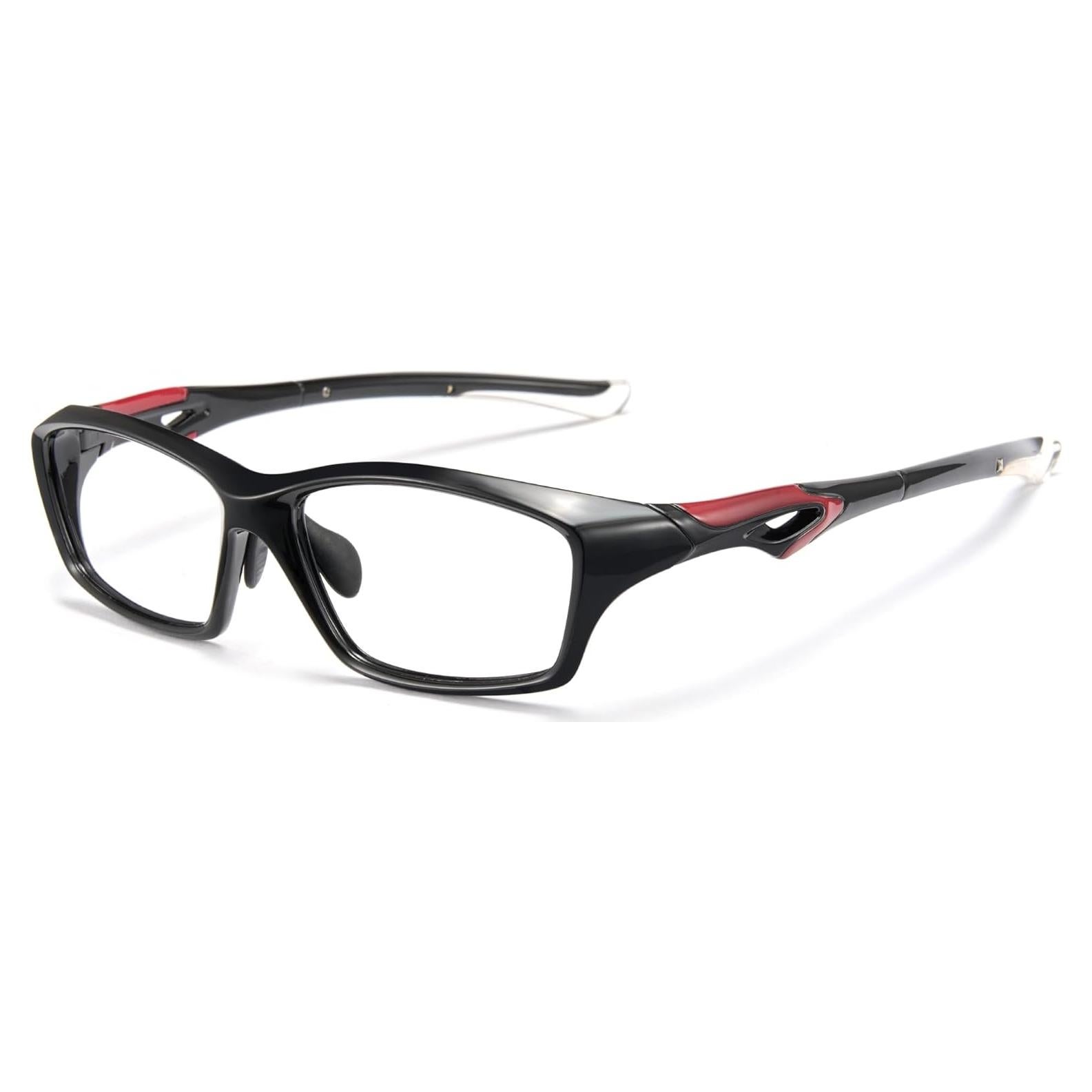 Gafas de luz azul Cyxus Y2K con marco negro y lente clara