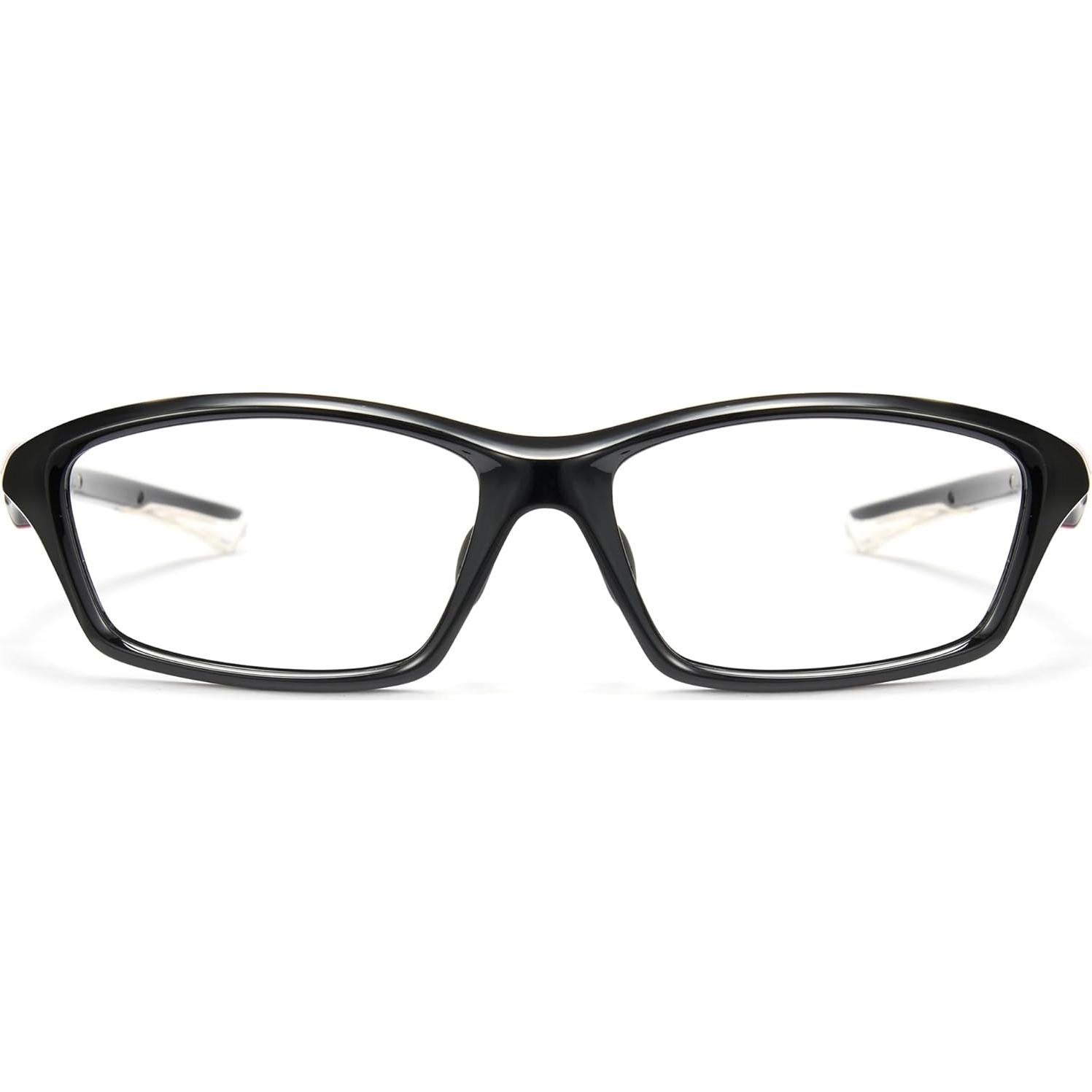 Gafas de luz azul Cyxus Y2K con marco negro y lente clara