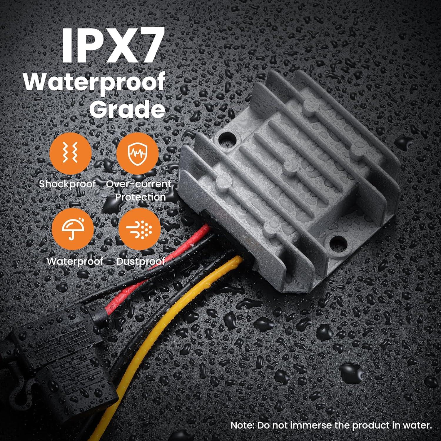 Convertidor Buck 12V 5A YBBOTT 60W DC 9-32V a 12V