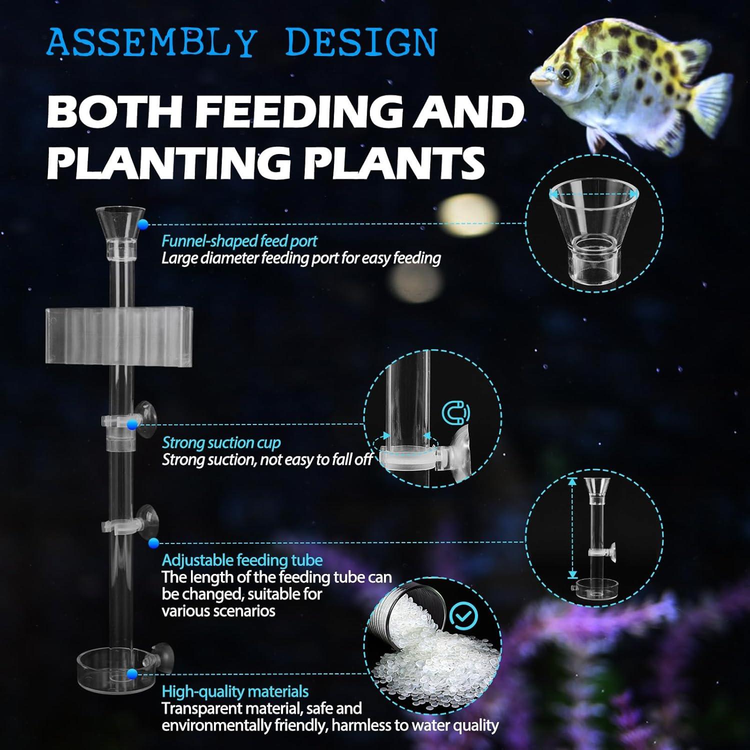 Soporte de Planta de Acuario Aidmi 2 Sets con 7 Agujeros