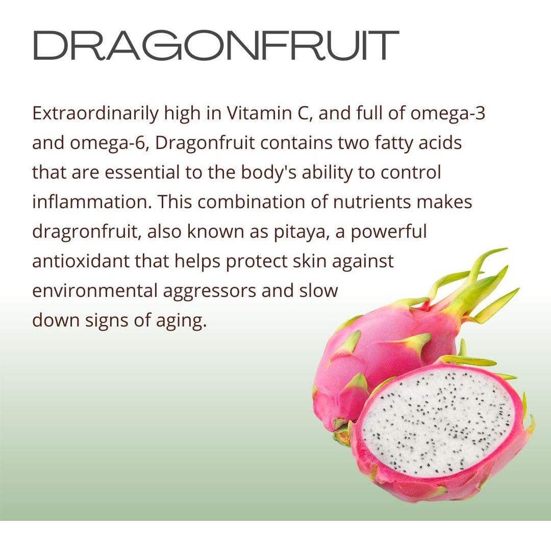 Suero Exótico de Aceite de Fruta Real Dragonfruit 30ml Vegano