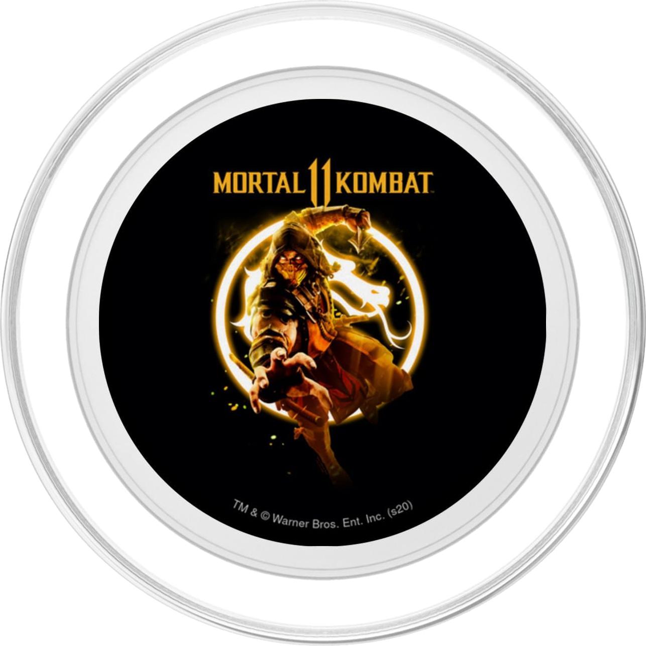 PopSockets MagSafe Mortal Kombat 11 Llamas de Scorpion