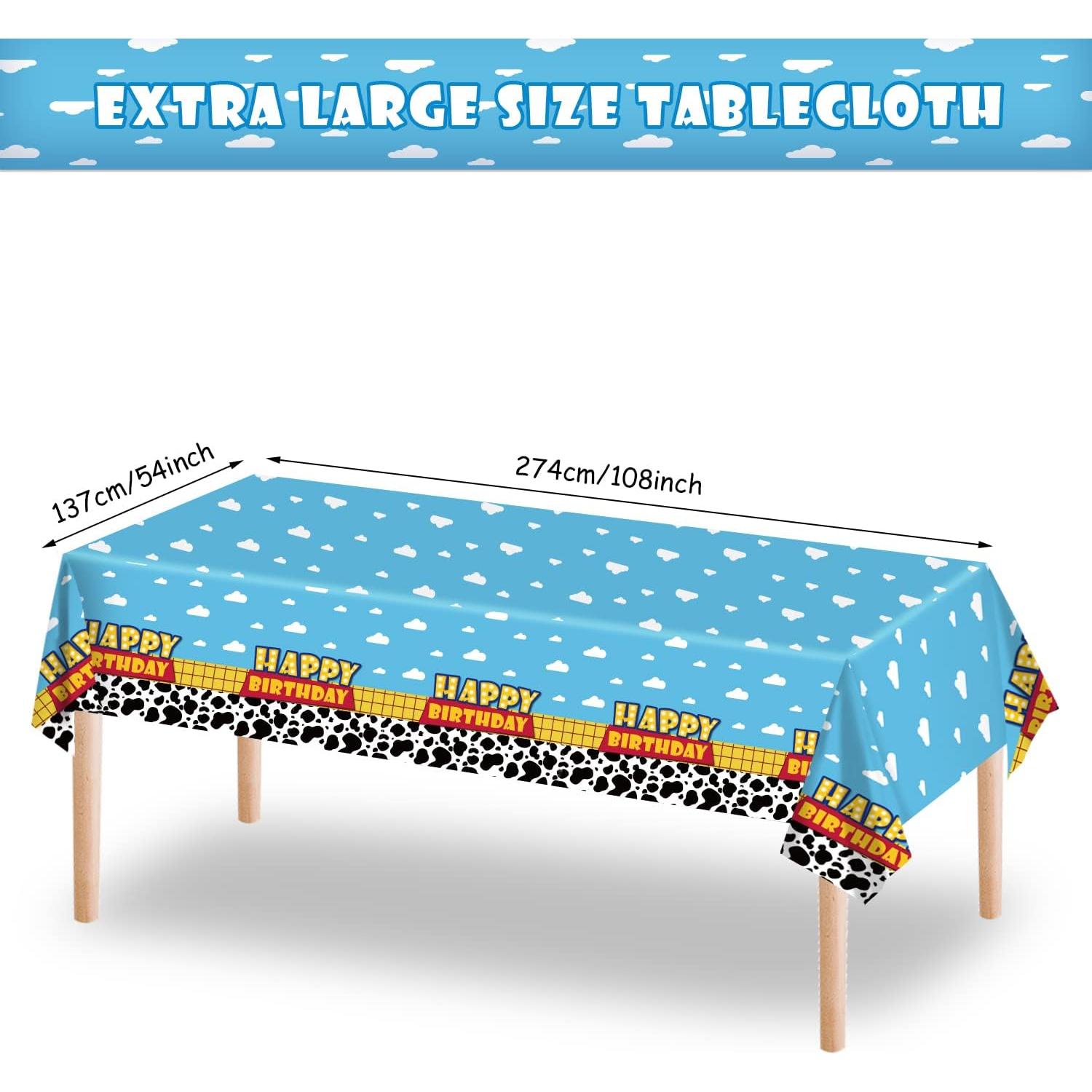 Manteles de Cumpleaños Ragnhild - Paquete de 3, 137x274 cm