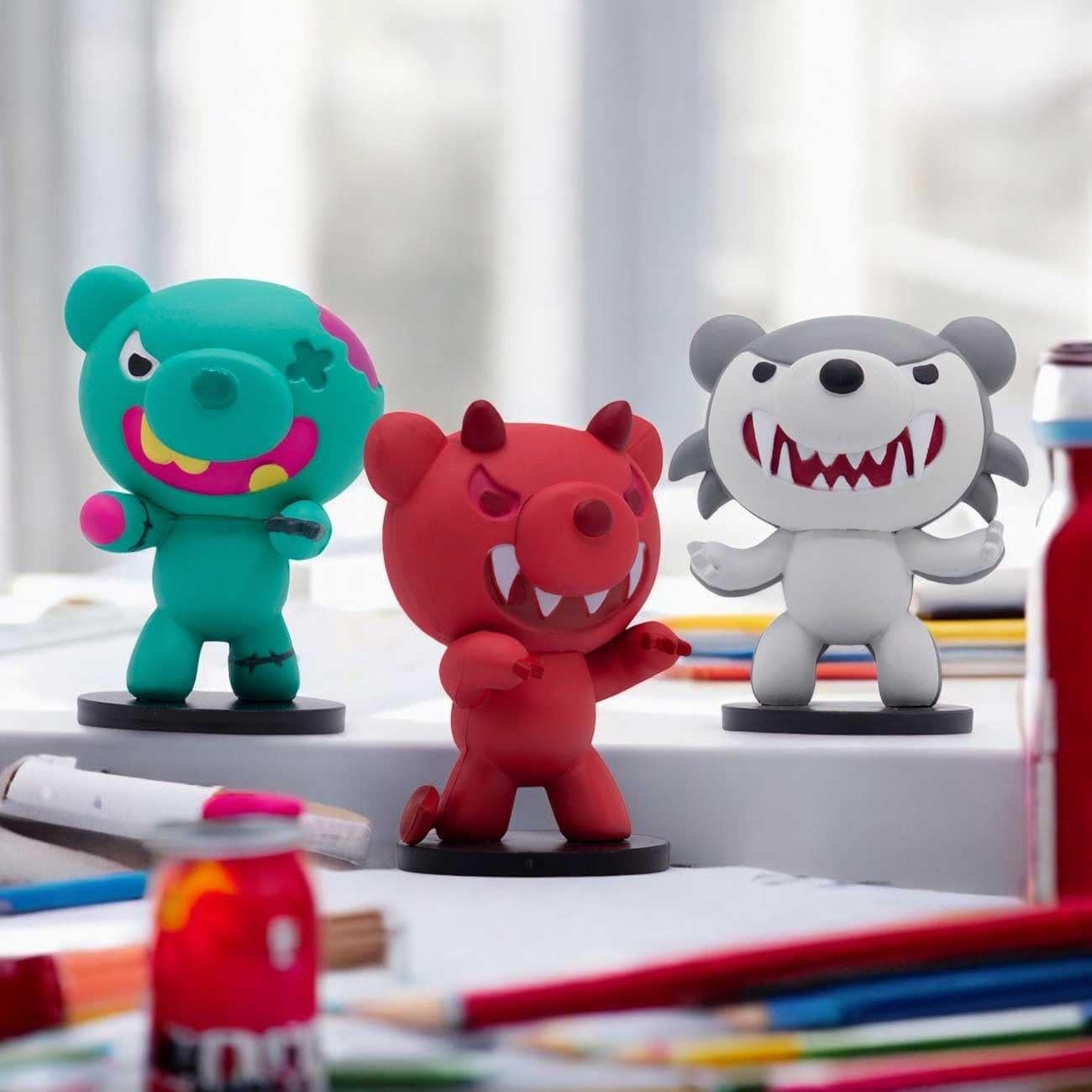 Figuras Mini Deddy Bears Just Toys LLC - Serie 1 Terror