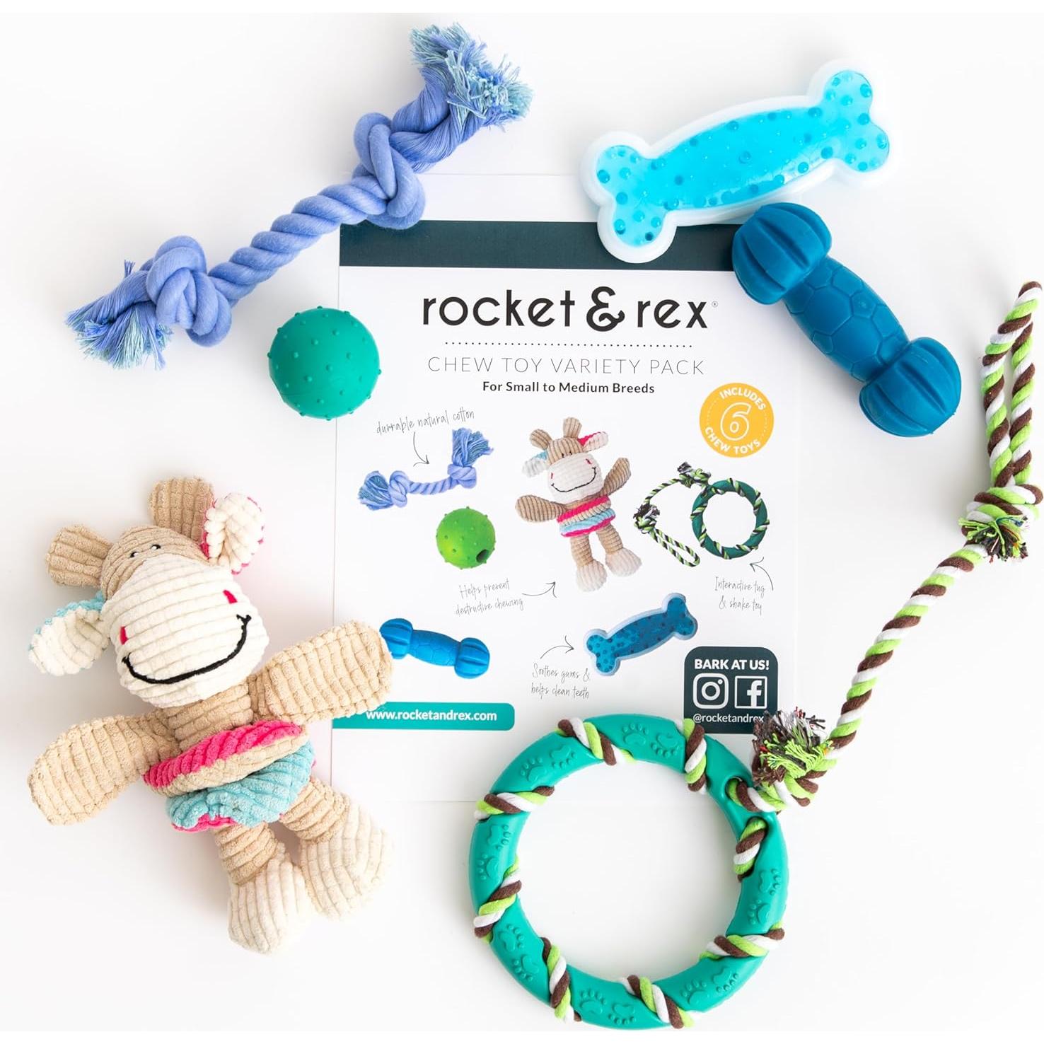 Conjunto de Juguetes para Masticar Perro Birch Brands 6 Piezas