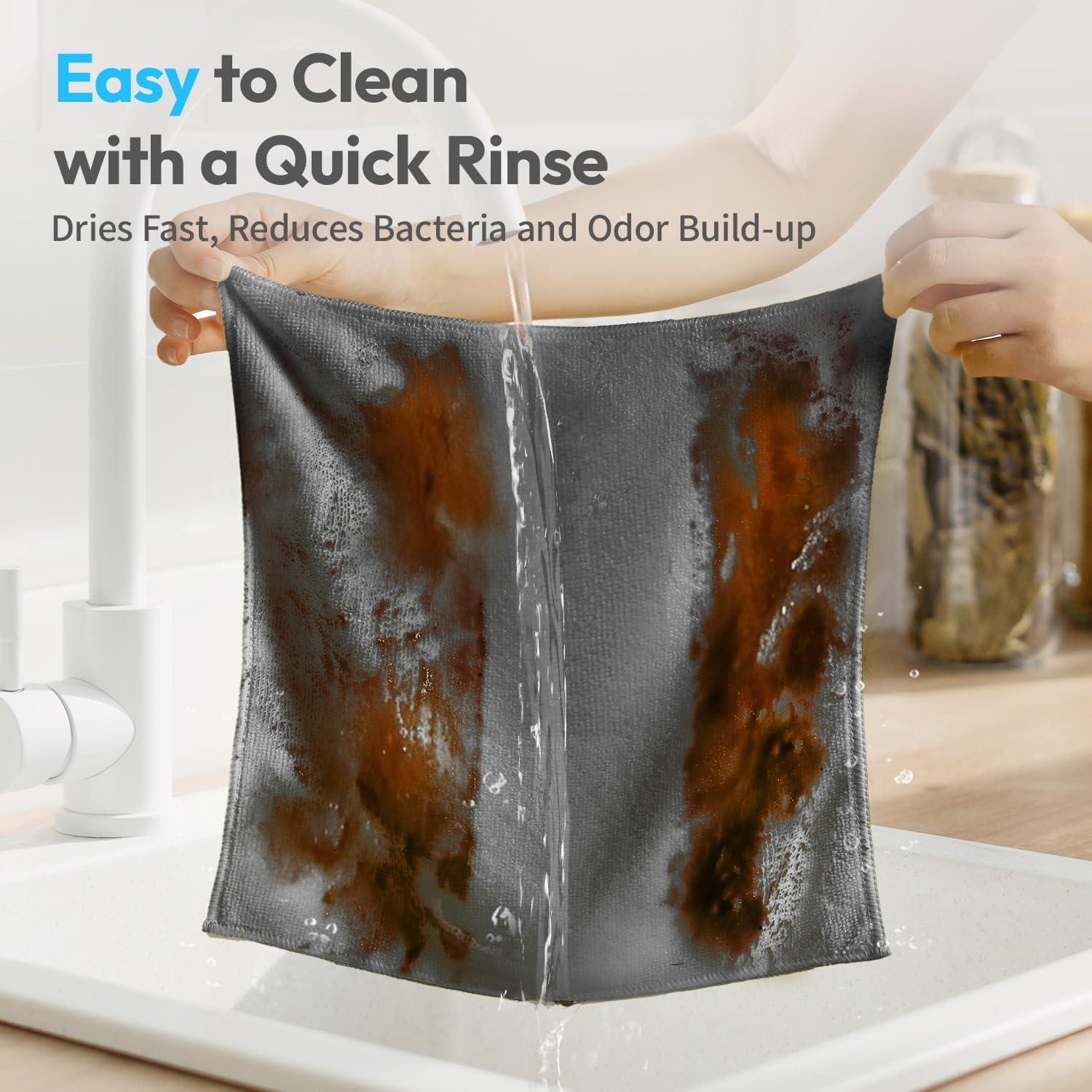 Paños de limpieza de microfibra Tekswip 30x30cm 12 unidades