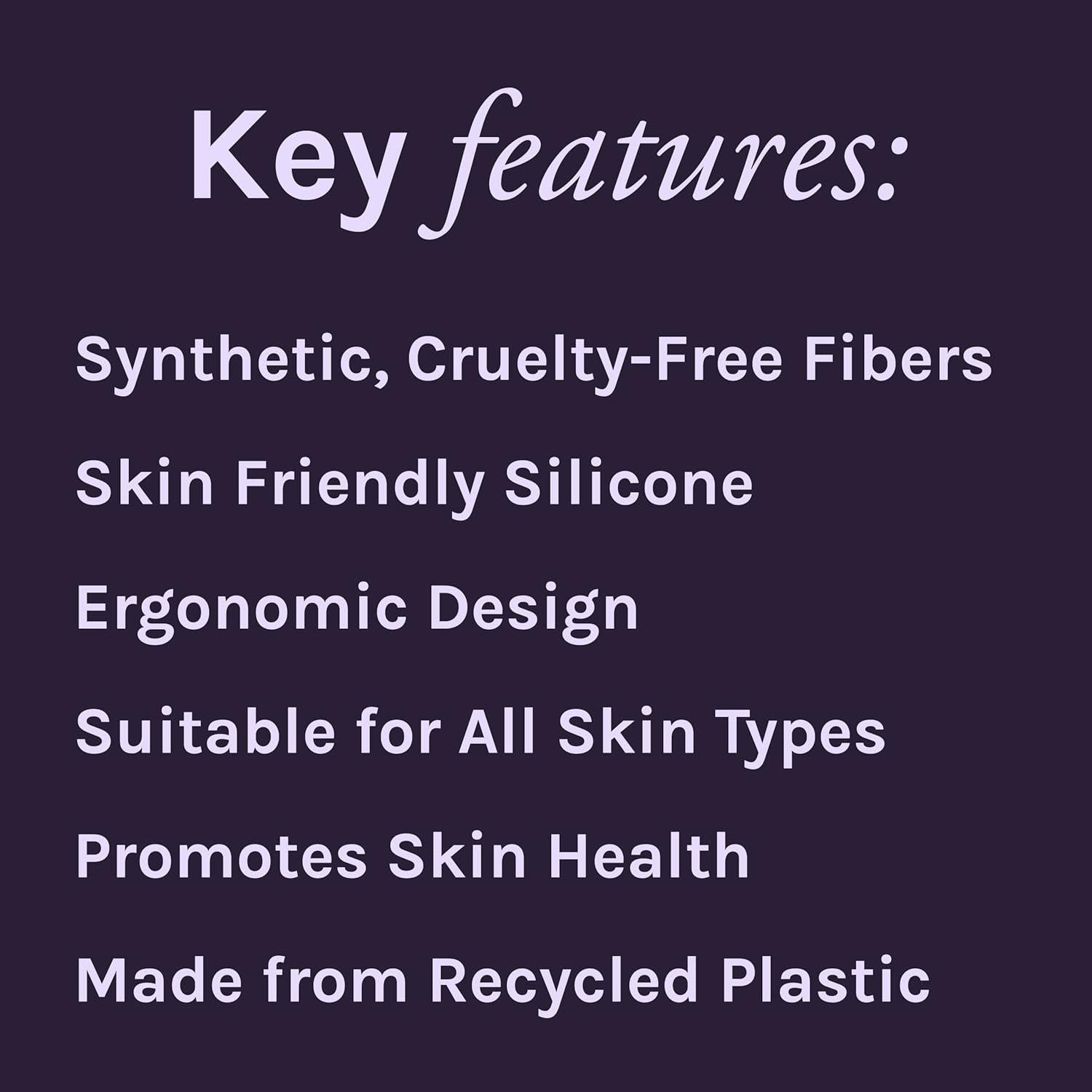 Cepillo Limpiador Facial LOLLIPOP de Mango Ciruela - Exfoliador de Silicona