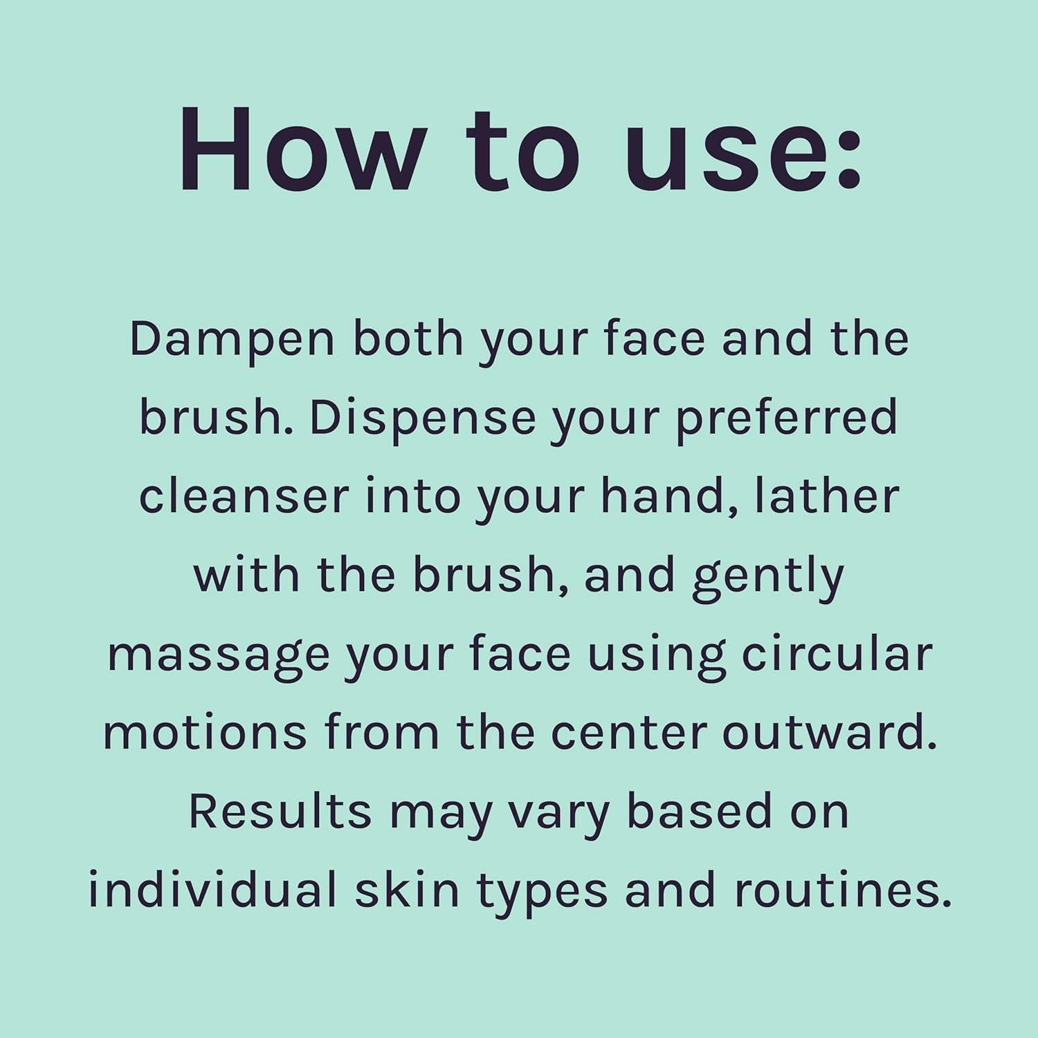 Cepillo Limpiador Facial LOLLIPOP de Mango Ciruela - Exfoliador de Silicona