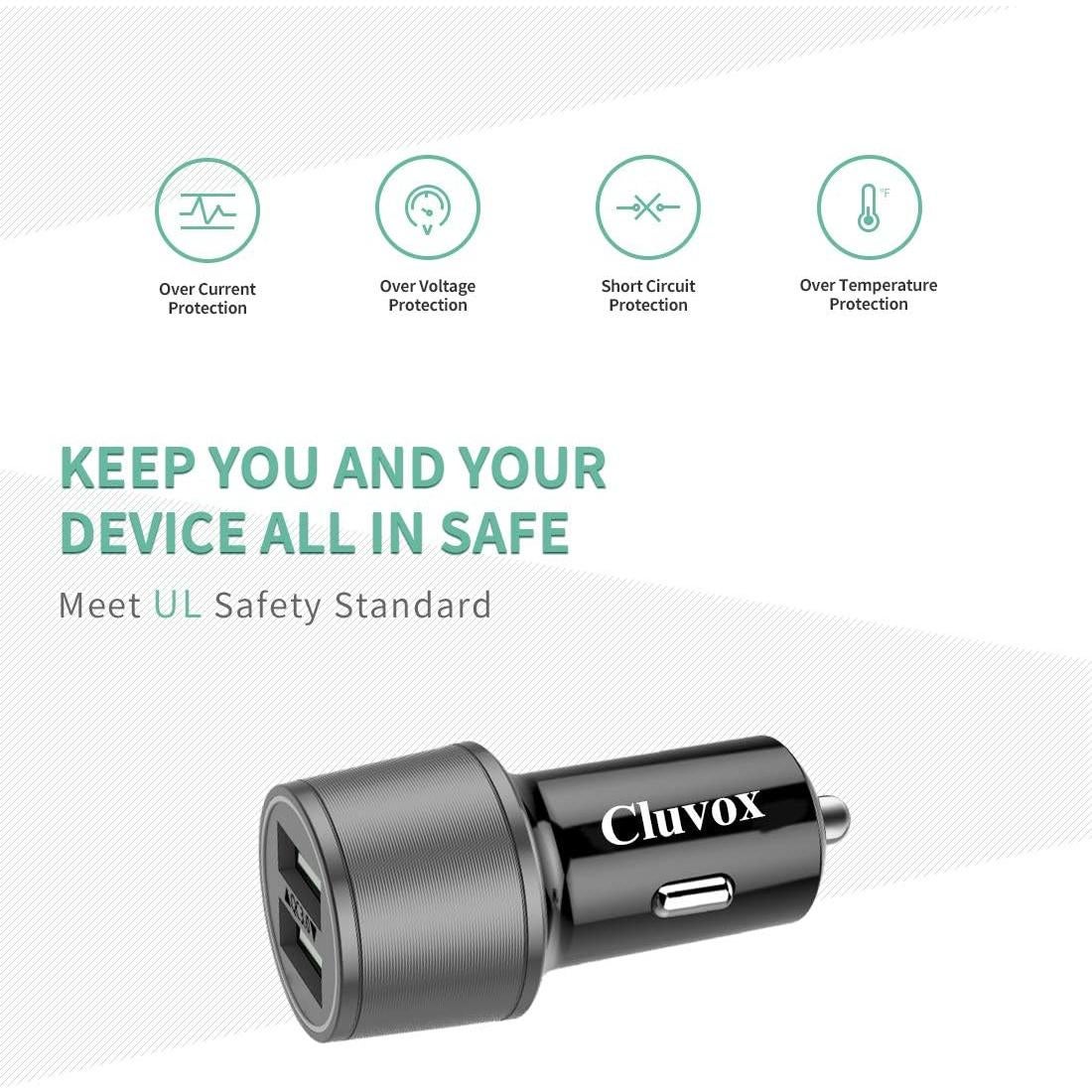 Cargador de coche USB C Rápido 18W Dongguan con Cable 1m