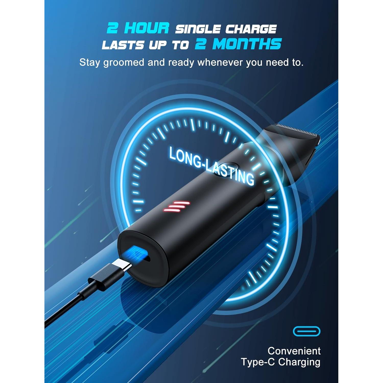 Recortadora Eléctrica REYOLL TC-015A para Vello Corporal