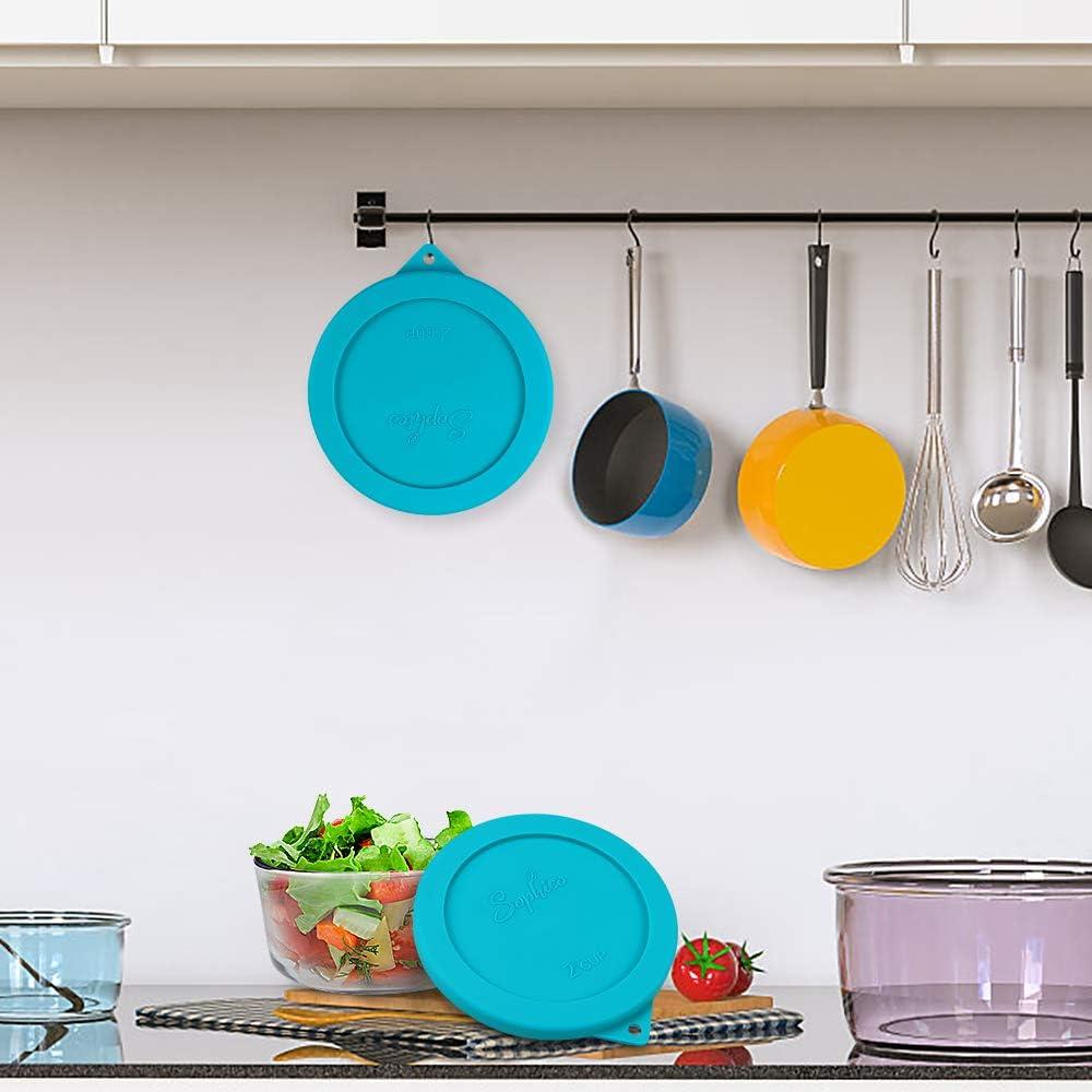 Tapa Redonda de Silicona SOPHICO para Almacenamiento 2 Tazas