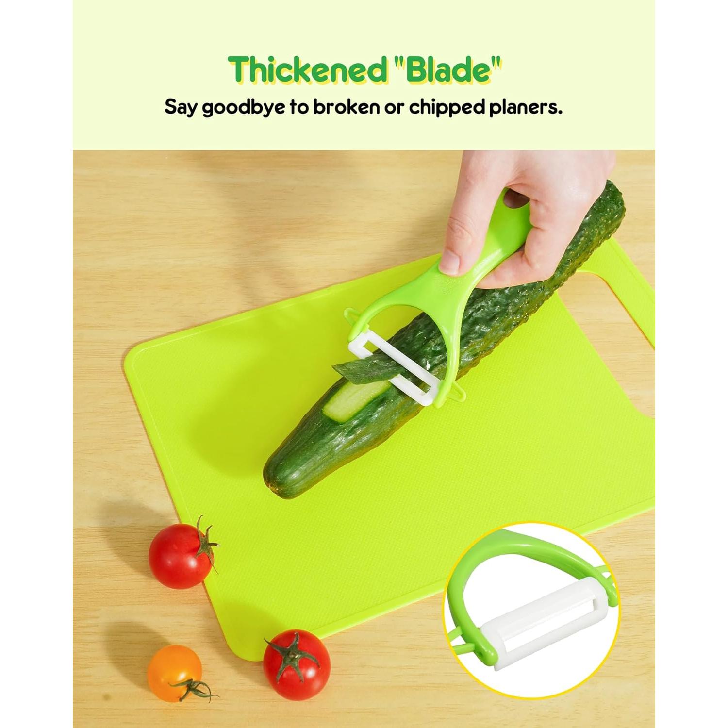 Juego de cuchillos para niños Melican 5 piezas seguro BPA