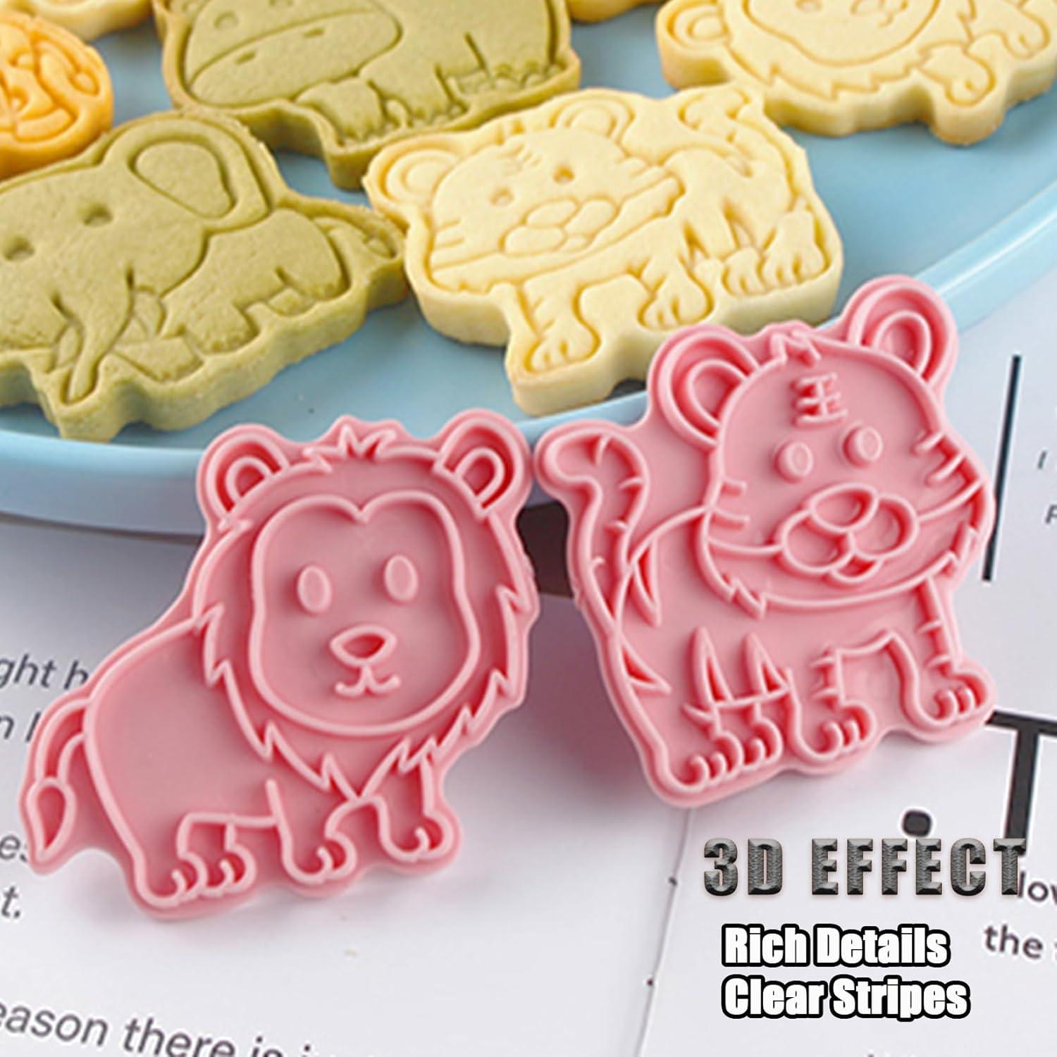 Juego de 8 Cortadores de Galletas de Animales SUPJESWEK