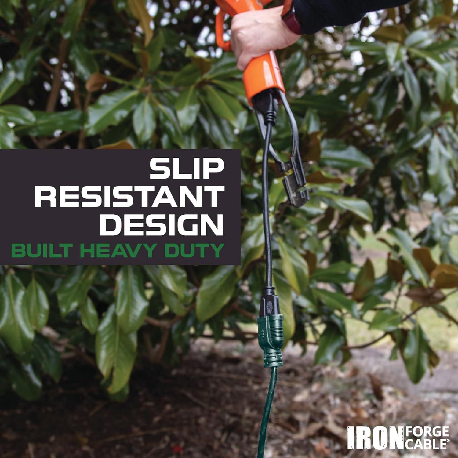 Cable de Extensión Iron Forge 1.83m Verde 16/3 SJTW 13A