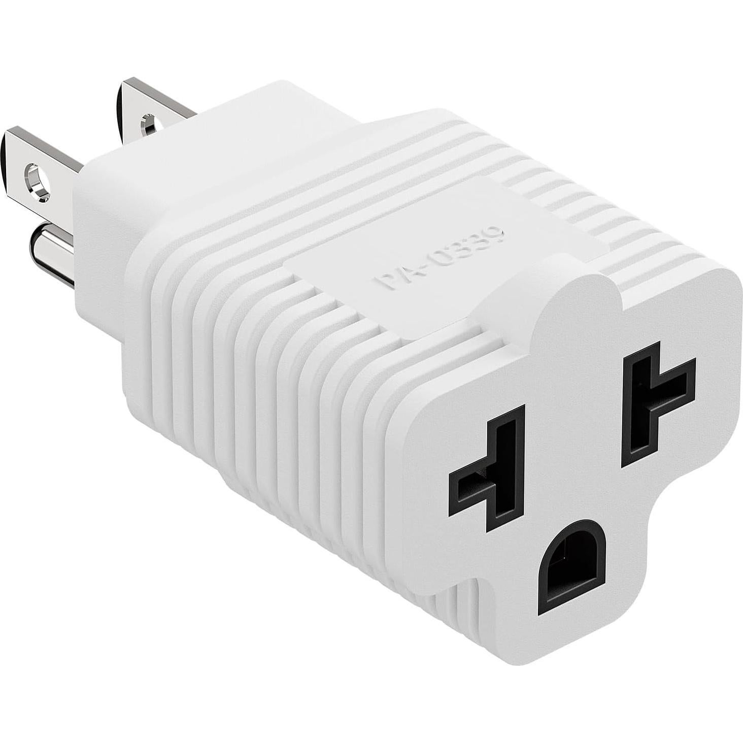 Adaptador de Enchufe CA 4 en 1 PluGrand 15A 125V a 20A 250V