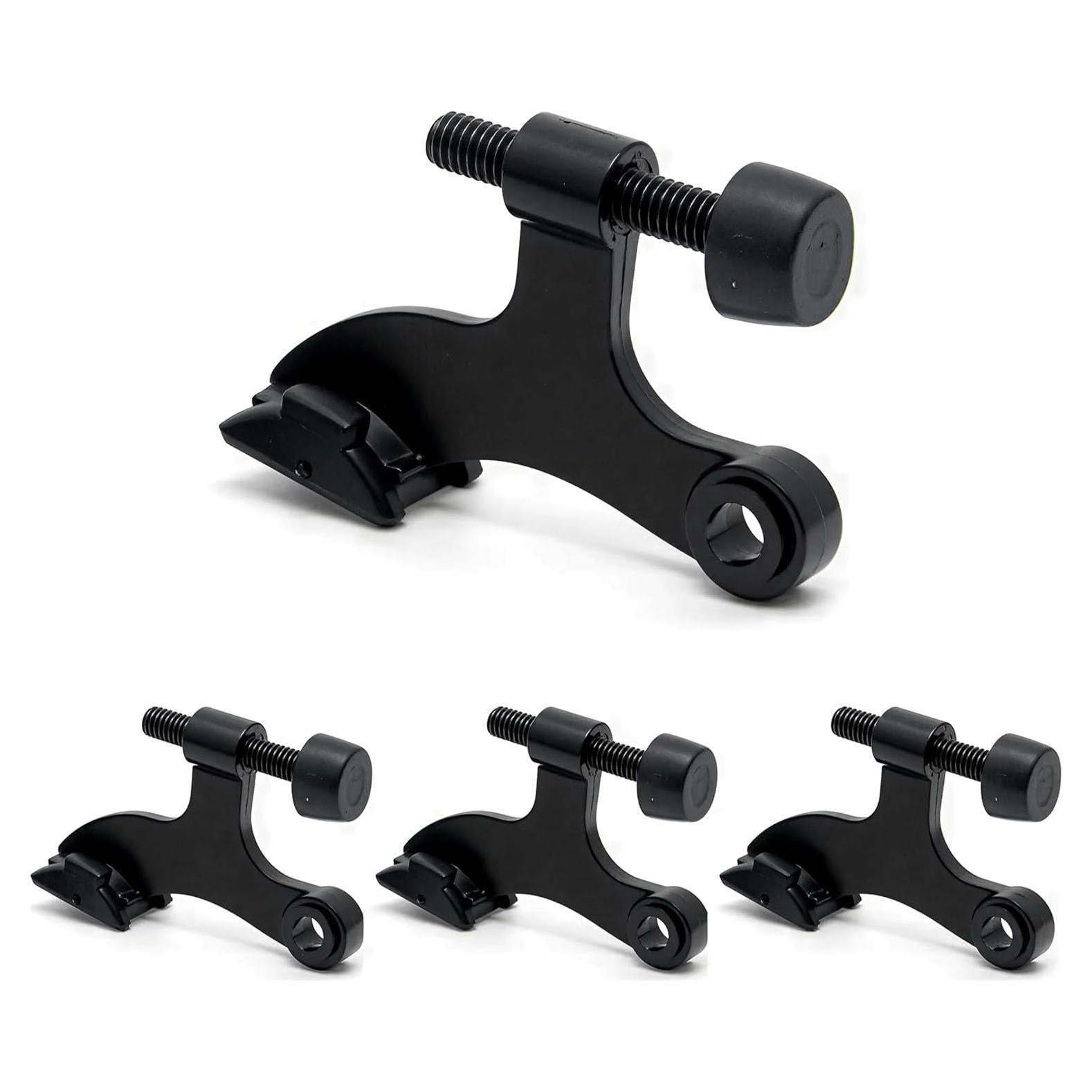 4 Paradas de Puerta Ajustables SUNTAI Negro Mate Alta Resistencia