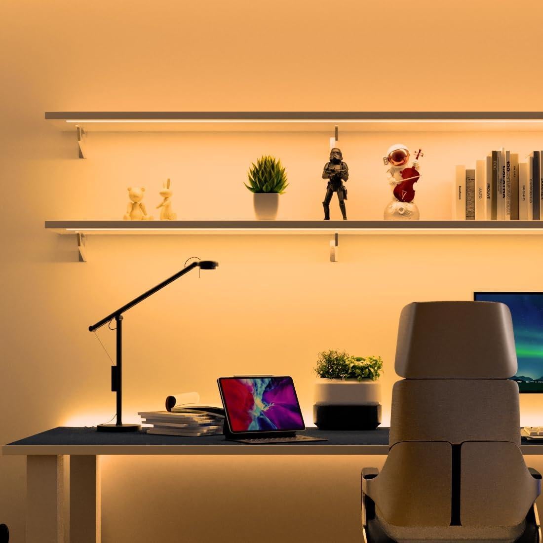 Tira LED FCOB BTF-LIGHTING 1m USB 320 LEDs Blanco Cálido 2700K