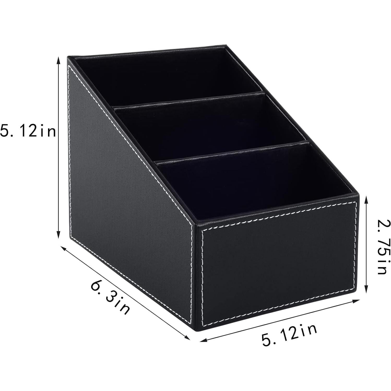 Soporte Organizador de Control Remoto RHCSZ - 2 Piezas Negro