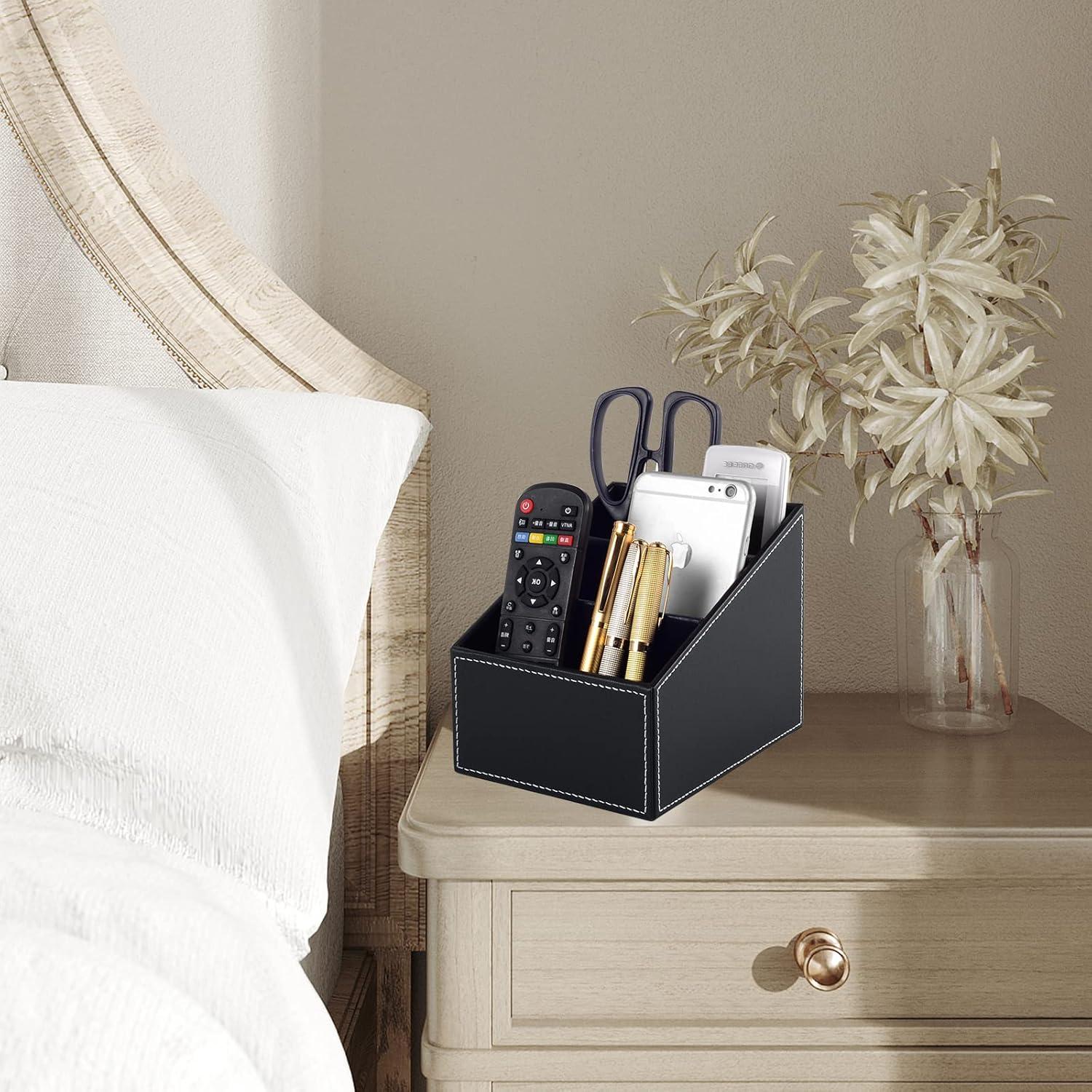 Soporte Organizador de Control Remoto RHCSZ - 2 Piezas Negro