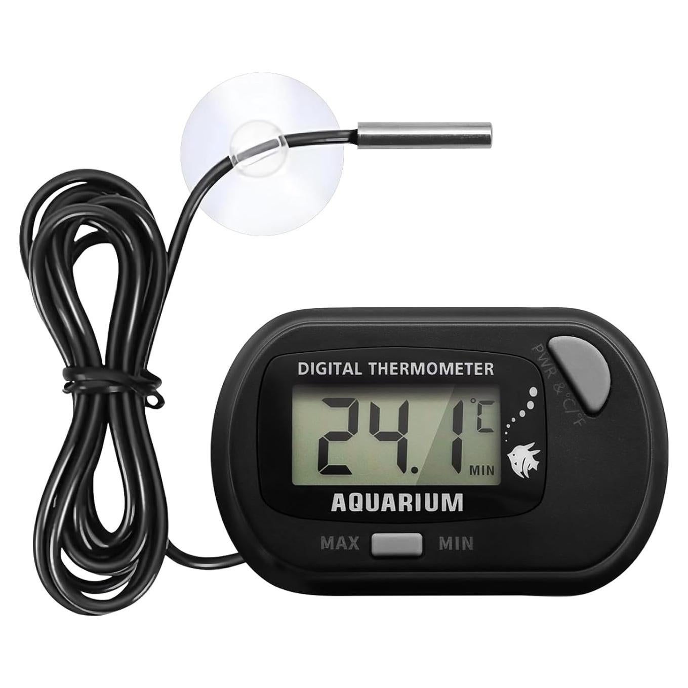 Termómetro Digital para Acuario Poly JLENOVEG LCD Gris