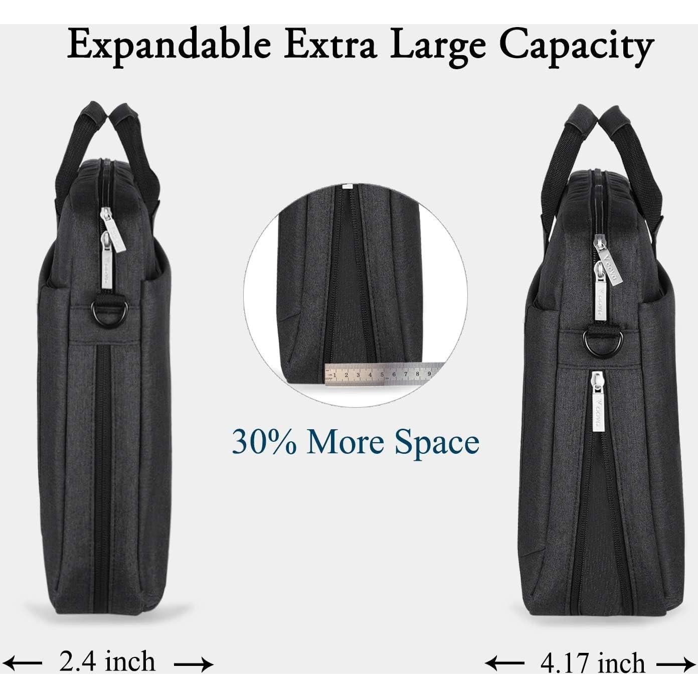 Funda para Laptop Voova 15.6" Negra Acolchada Impermeable