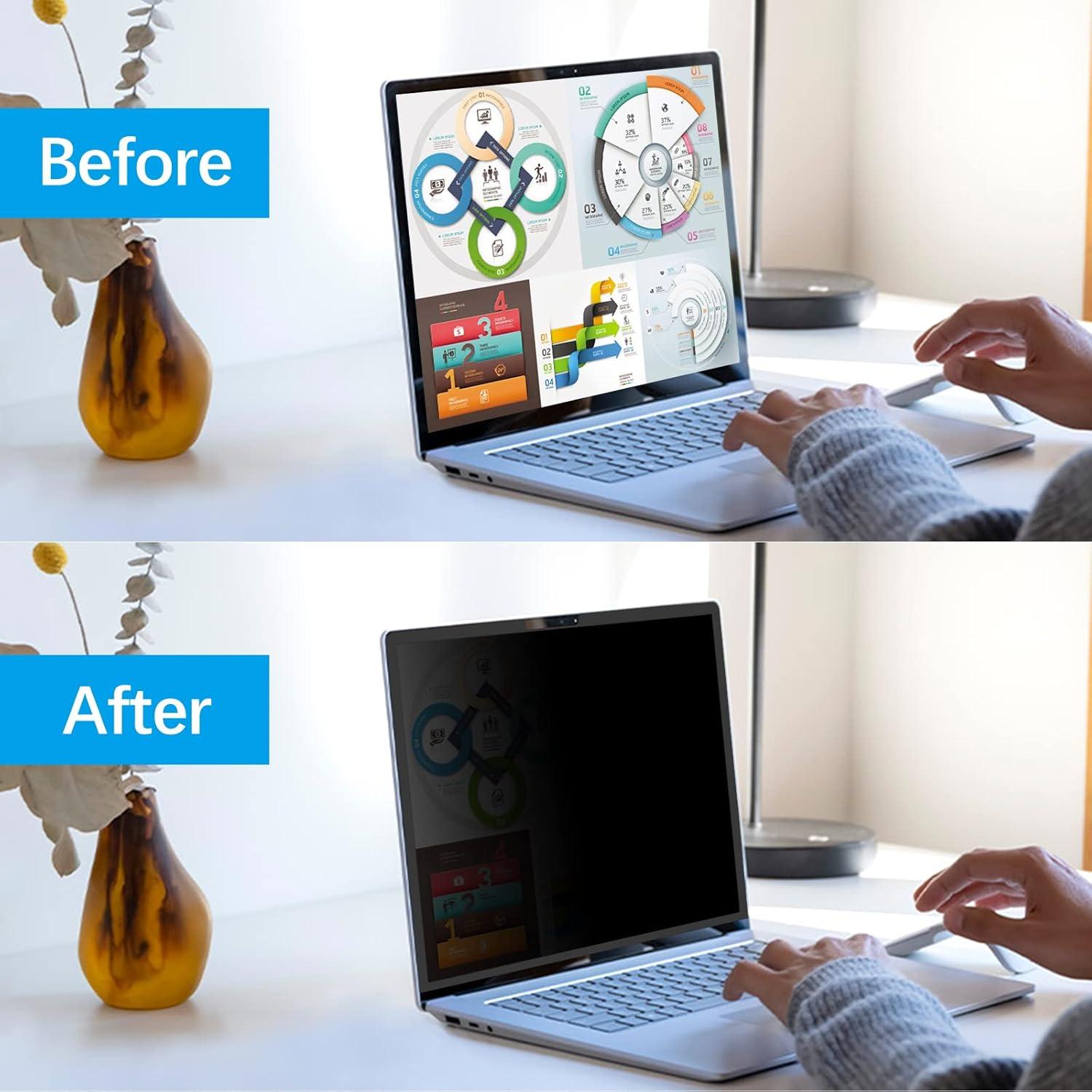 Protector de Pantalla de Privacidad ZOEGAA para Surface Laptop 13.5"