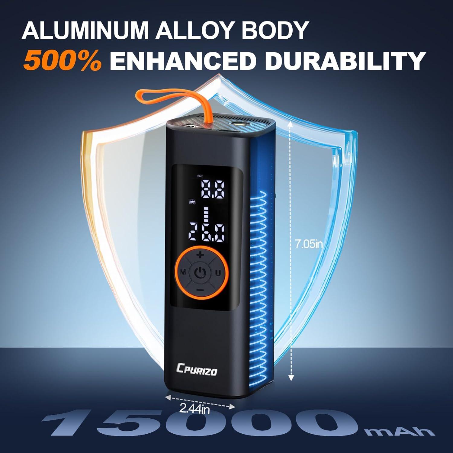 Compresor de Aire Portátil Cpurizo MU-004 150PSI 12V