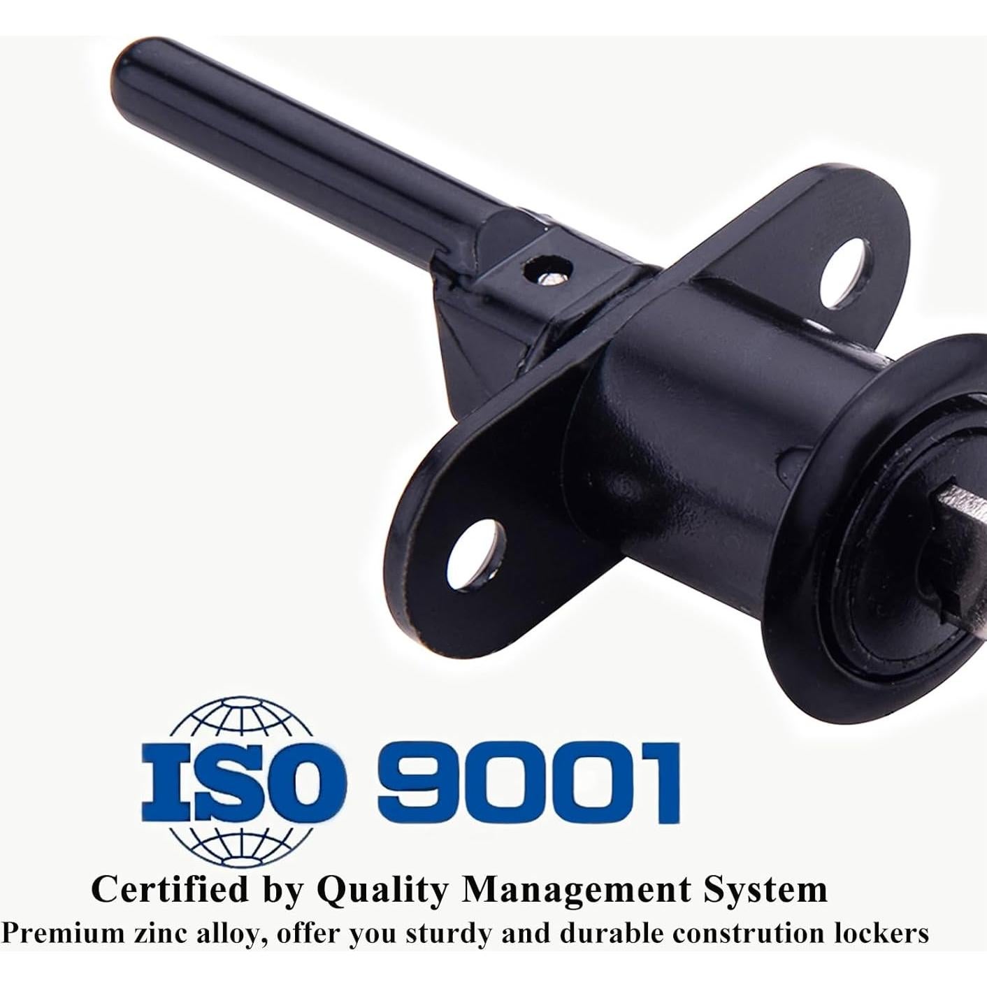 Cerradura de Cajón XIEHE 288 con Llaves 16mm Negra