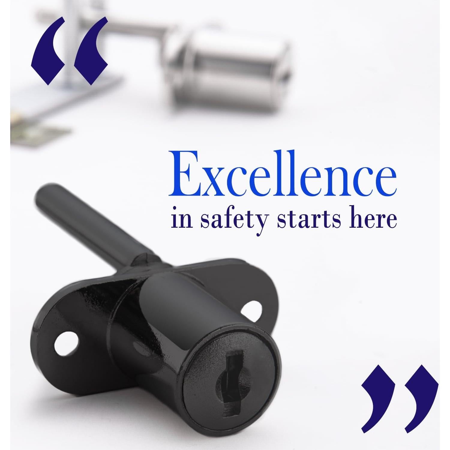 Cerradura de Cajón XIEHE 288 con Llaves 16mm Negra