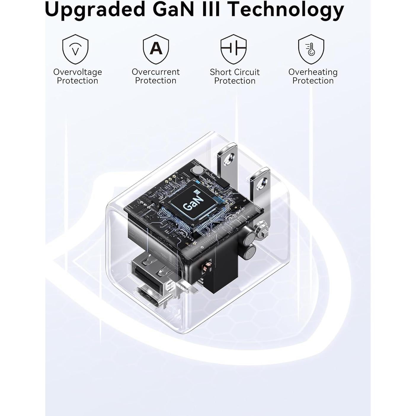 Cargador de pared USB C 33W HUNAN C-SMARTLINK Negro