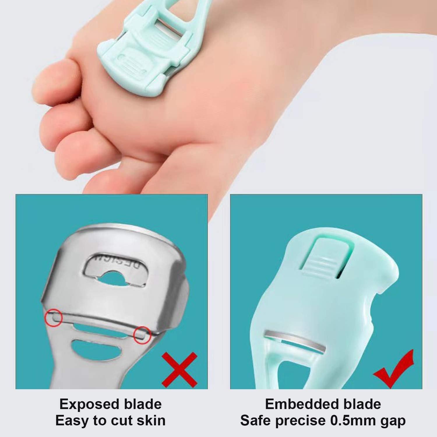 Raspador de Callos Sichy con 10 Cuchillas Reemplazo y Lima