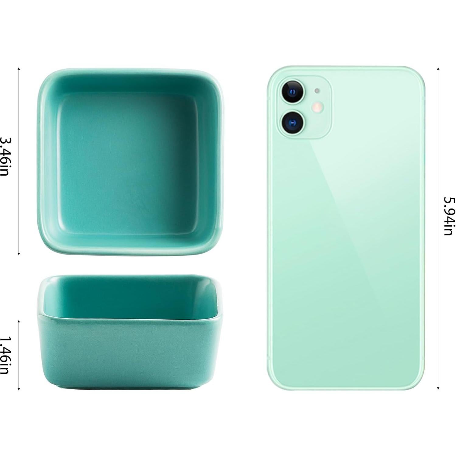 Soporte de Clips de Papel Cerámica Mecaikru Azul 8.79cm