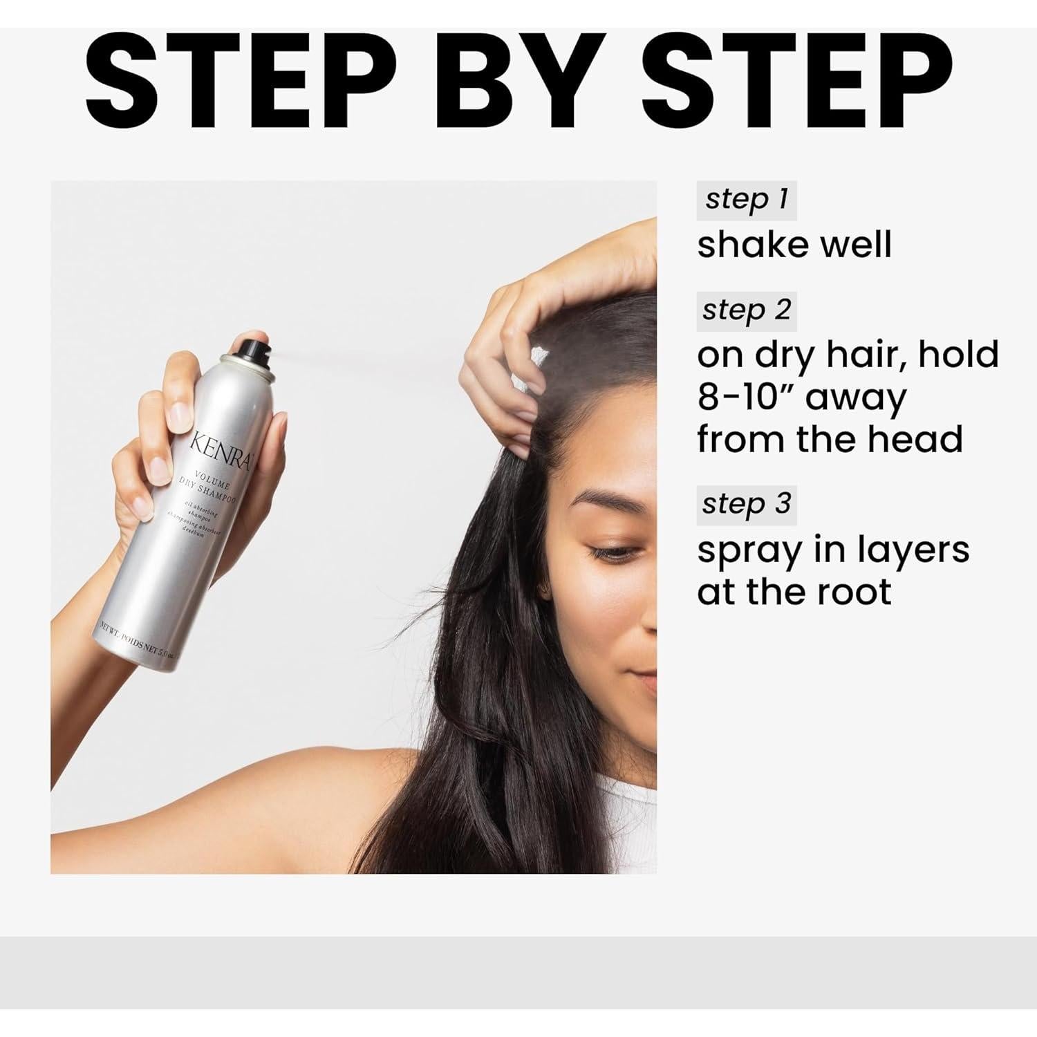 Champú Seco de Volumen Kenra 142 g | Absorbe Aceites y Refresca