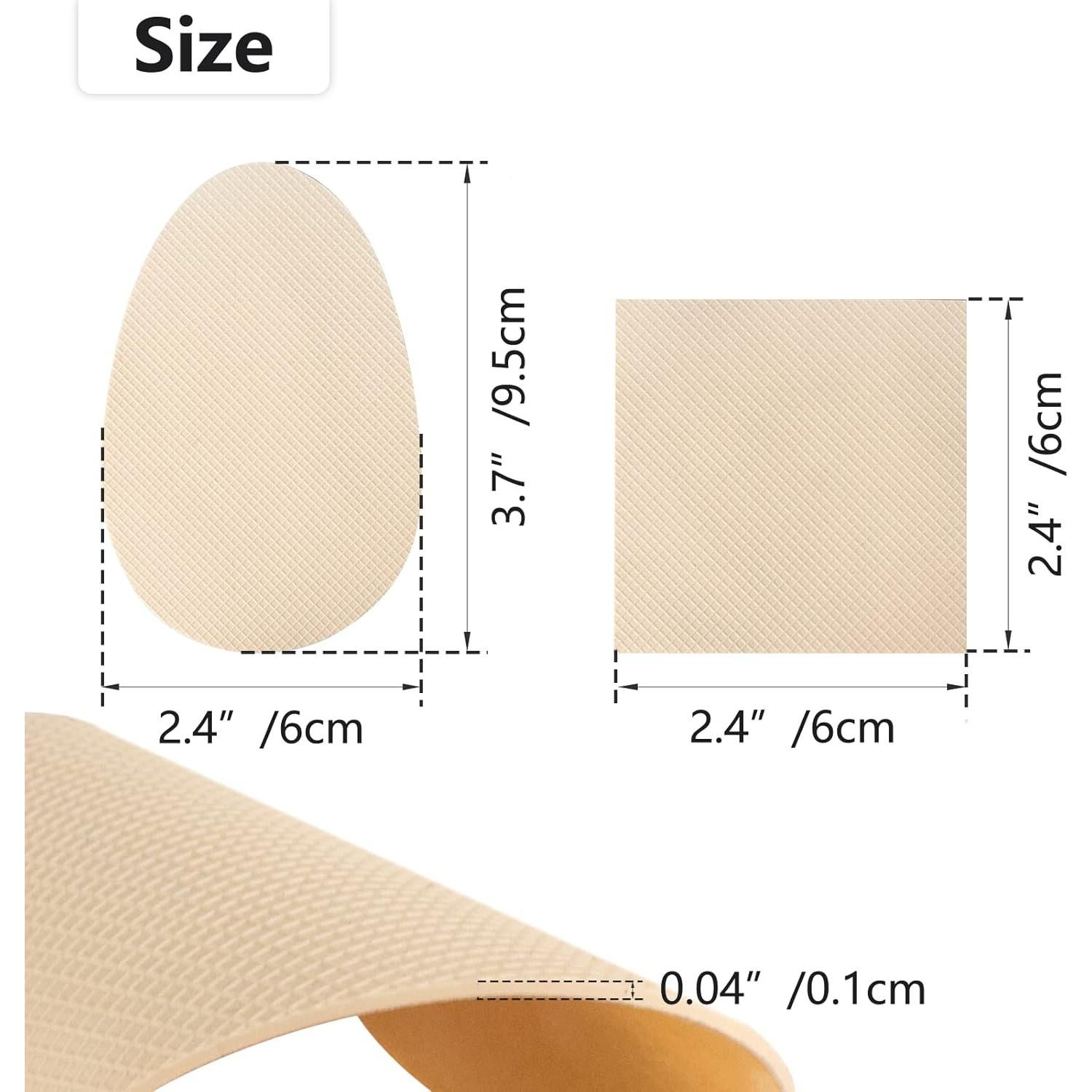 24 Almohadillas Antideslizantes para Zapatos Beige - Hongchuanglai