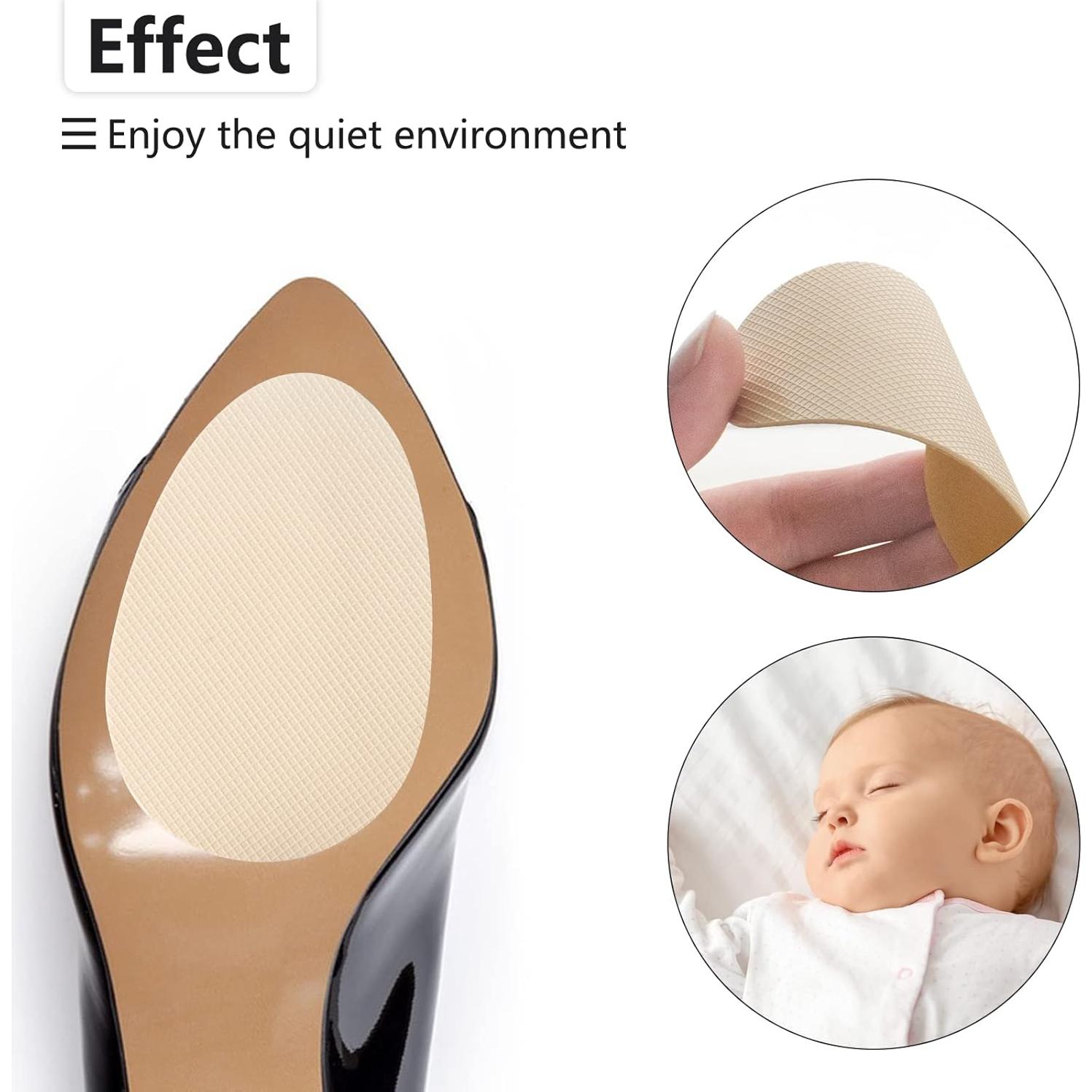 24 Almohadillas Antideslizantes para Zapatos Beige - Hongchuanglai