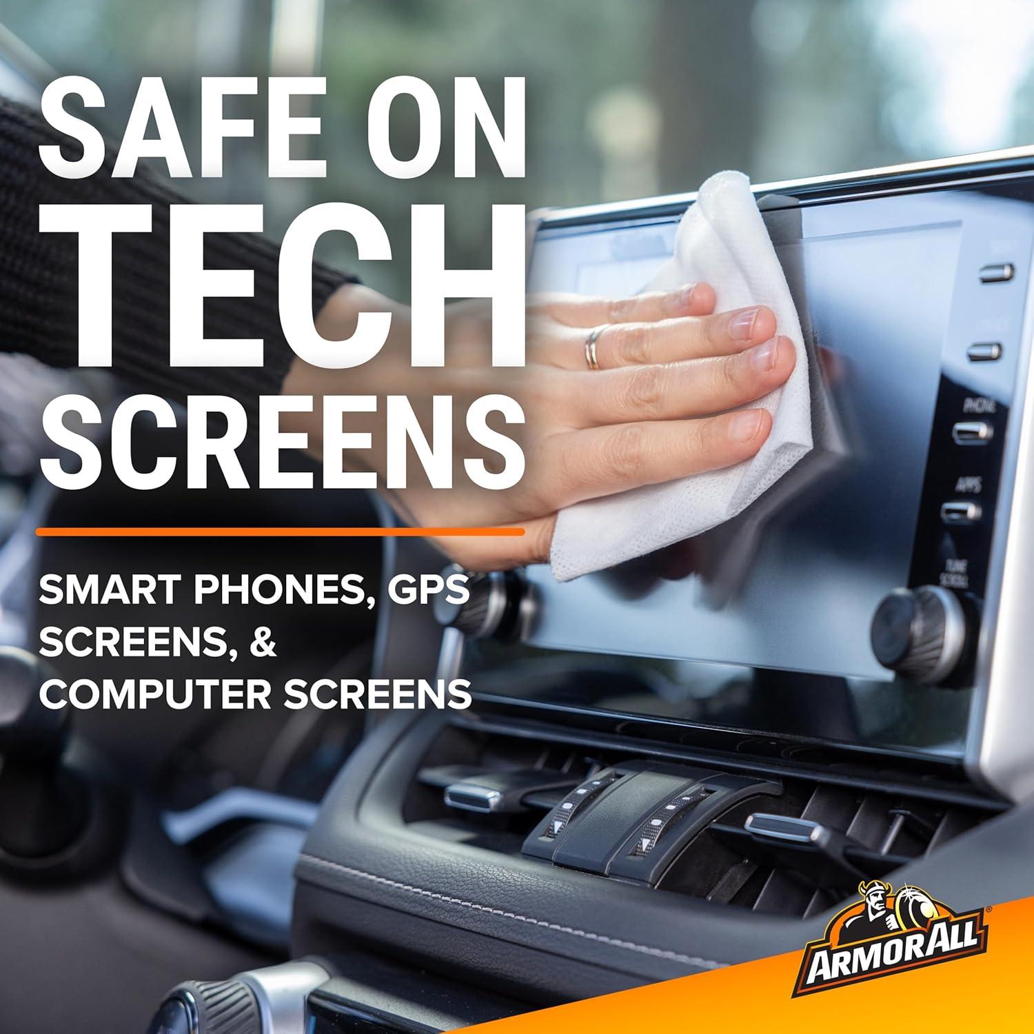 Toallitas Limpiadoras de Cristales Armor All - 20 Unidades