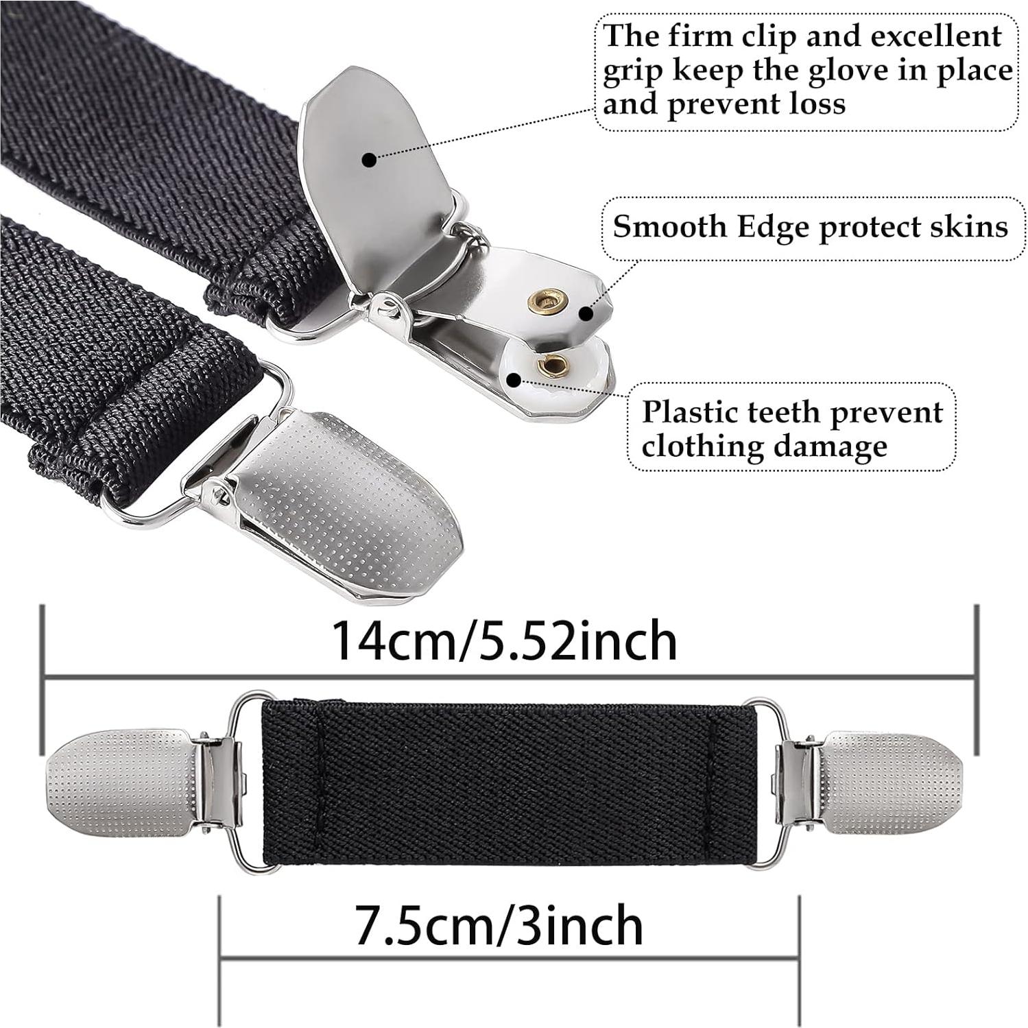 Clips de Mitones Zkptops para Niños y Adultos - 2 Pares