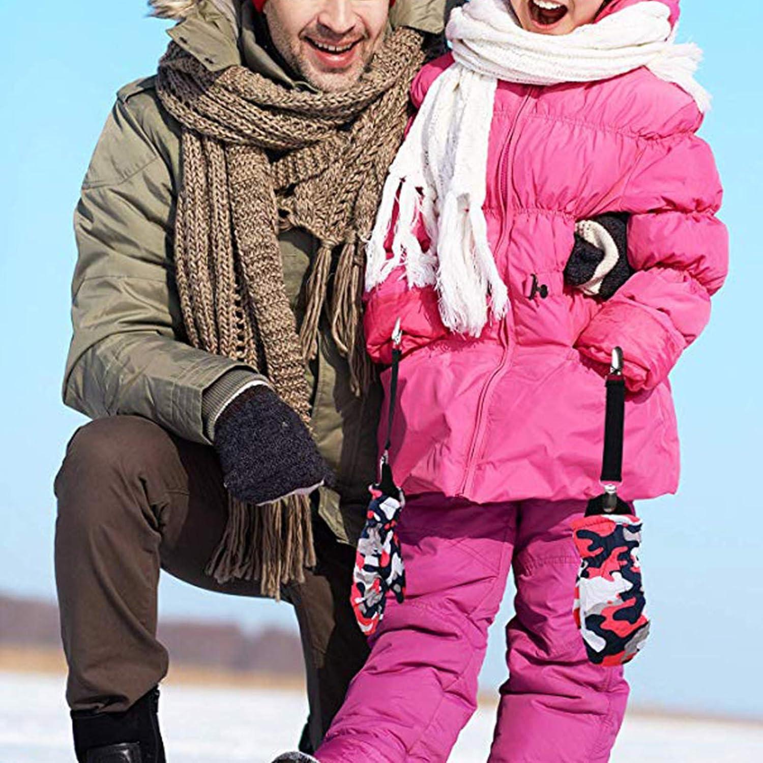 Clips de Mitones Zkptops para Niños y Adultos - 2 Pares