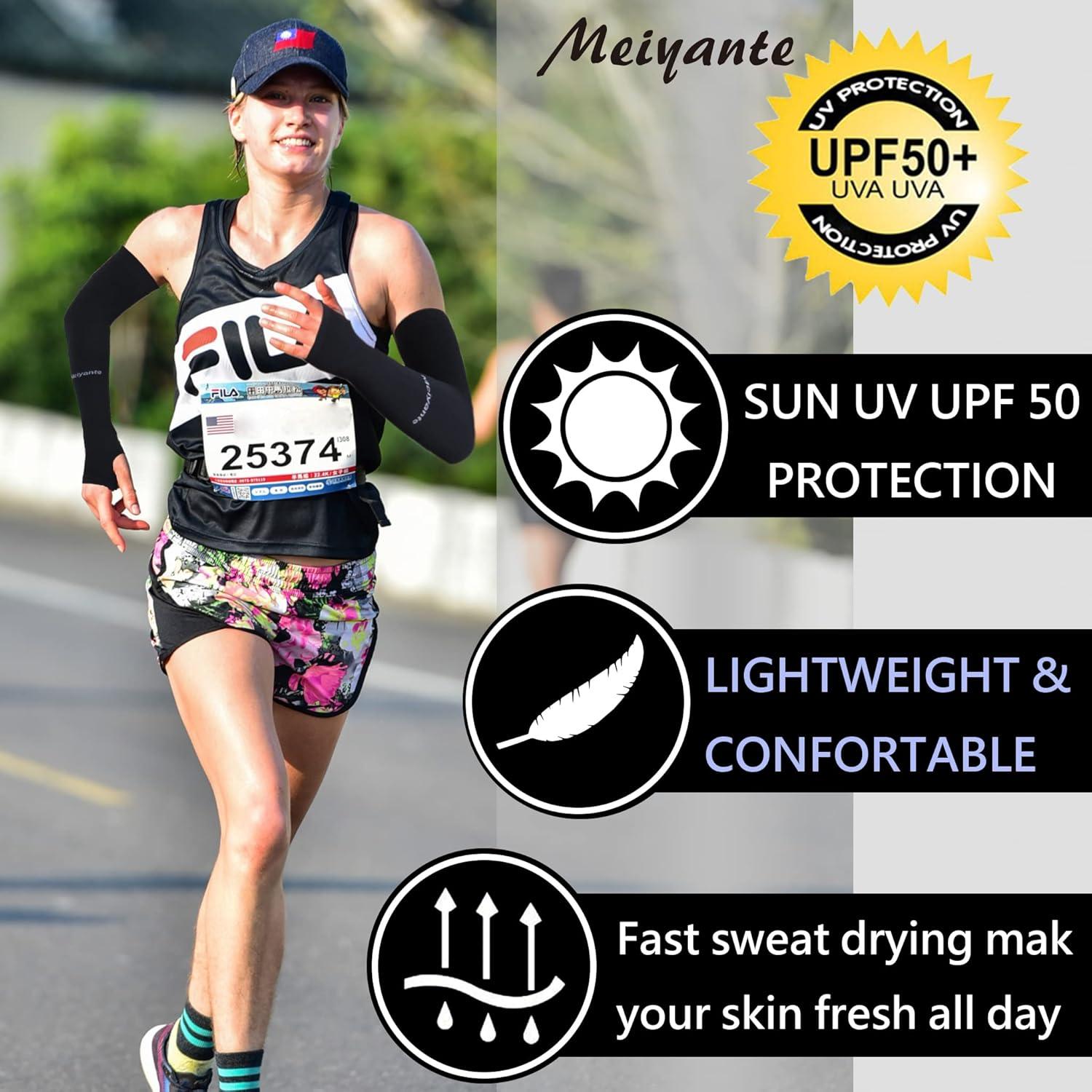 Mangas para brazos Meiyante UPF 50+ Unisex - Protección Solar