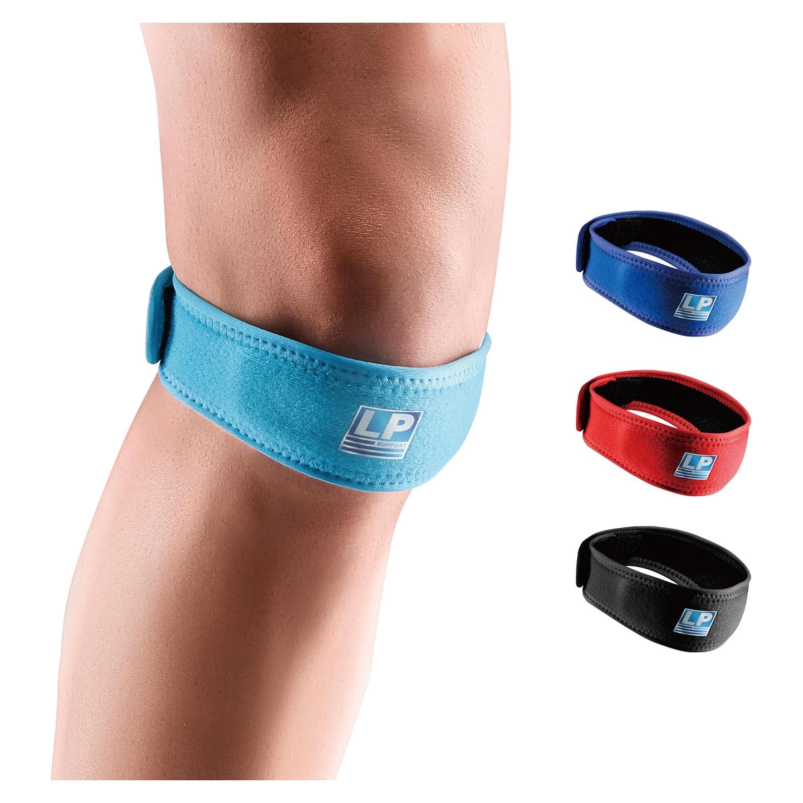 Correa Patelar LP SUPPORT para Alivio de Dolor de Rodilla - Talla Única Azul