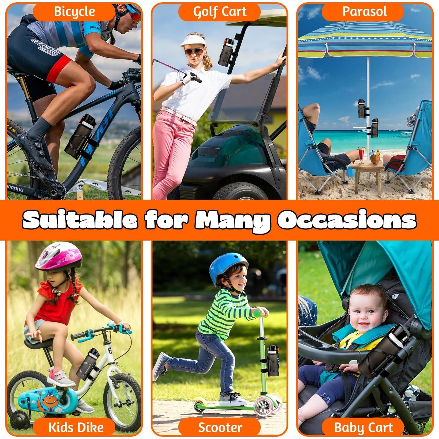 Soporte para Botella de Agua Matykit - Aluminio, 2 Paquetes, Ajustable