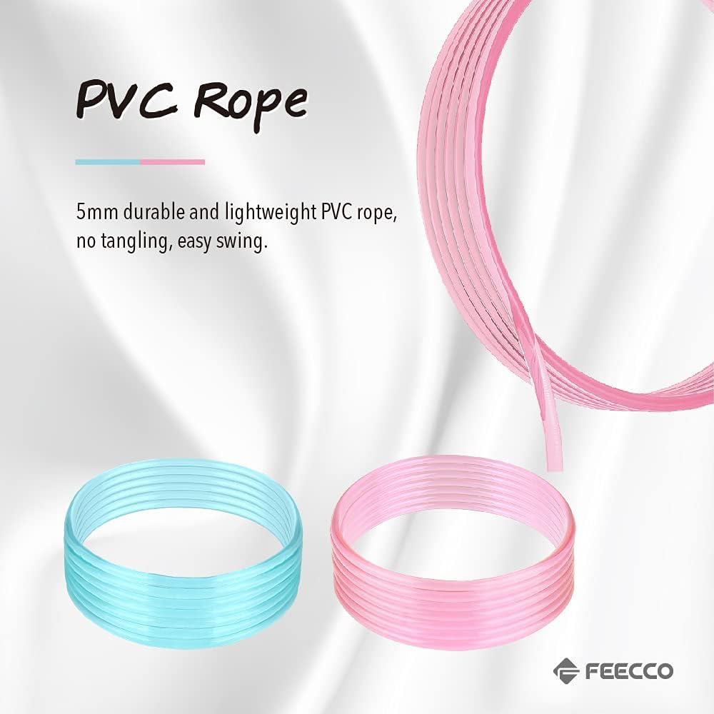 Cuerda de Saltar FEECCO Zillica Ajustable para Niños 3-12 Años