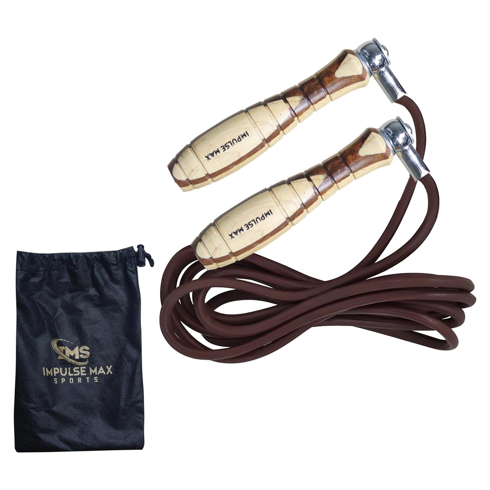 Cuerda de Salto de Cuero IMPULSE MAX SPORTS 299.72 cm Ajustable