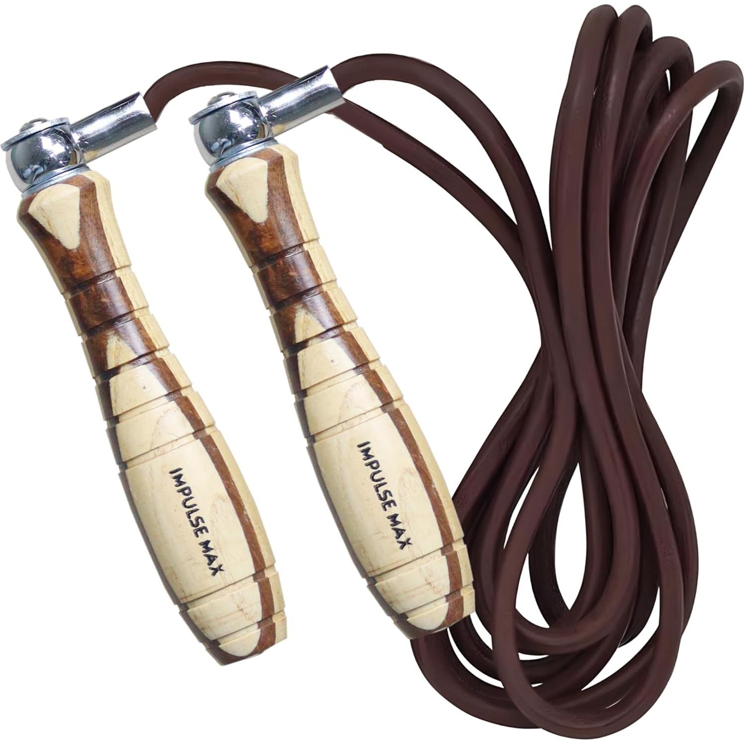 Cuerda de Salto de Cuero IMPULSE MAX SPORTS 299.72 cm Ajustable