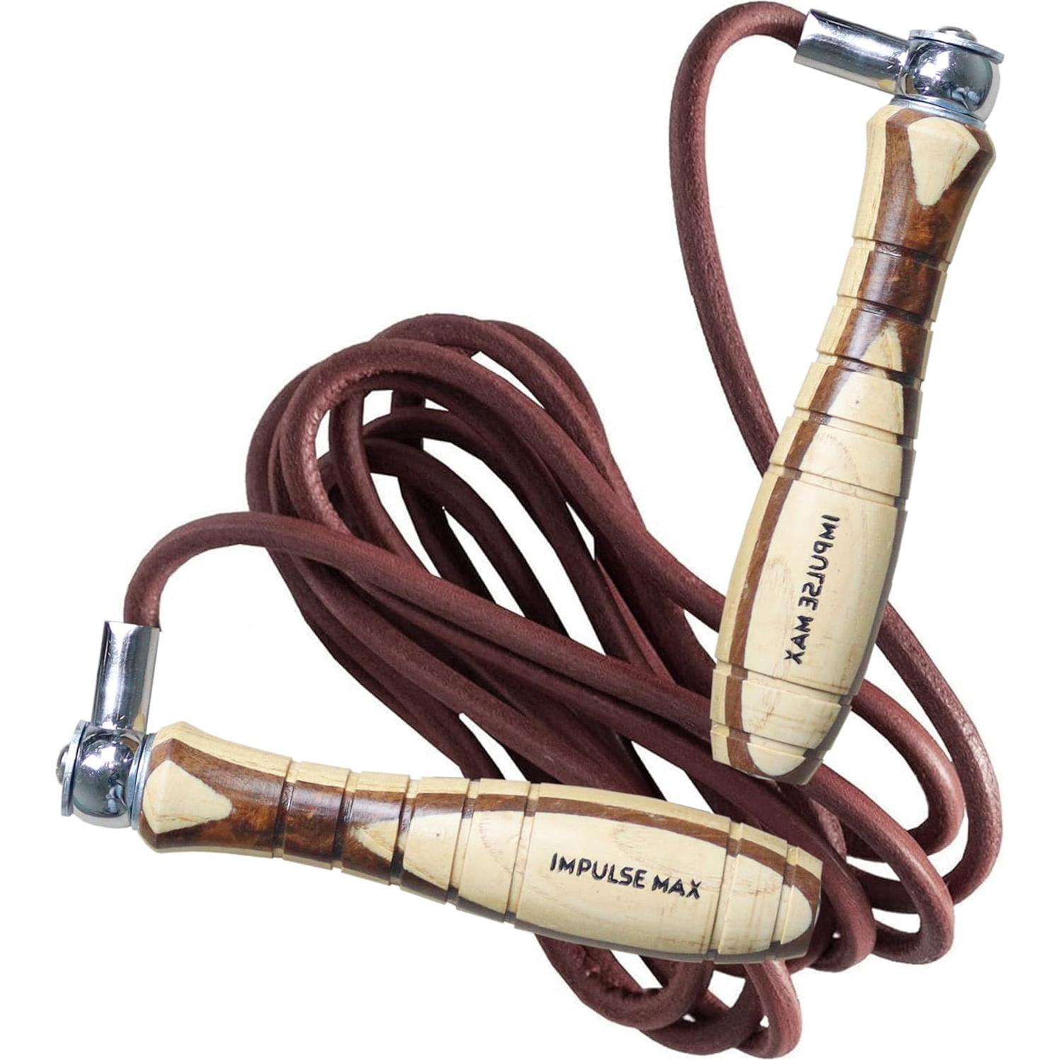 Cuerda de Salto de Cuero IMPULSE MAX SPORTS 299.72 cm Ajustable