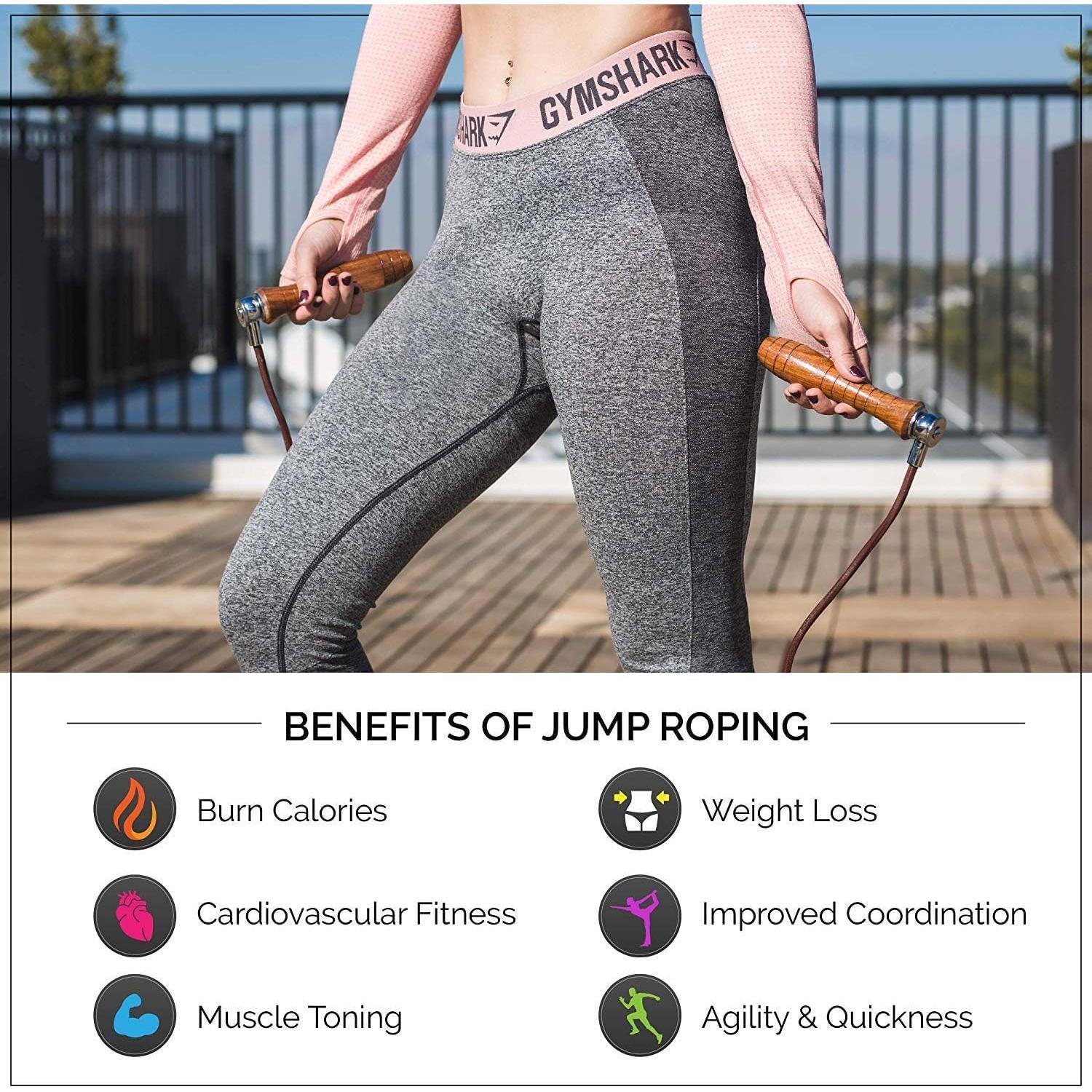 Cuerda de Salto de Cuero IMPULSE MAX SPORTS 299.72 cm Ajustable