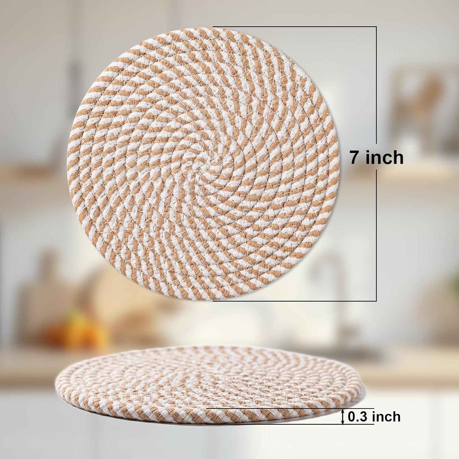 Trivetes de Cocina Husfunov 5 Piezas Resistentes al Calor